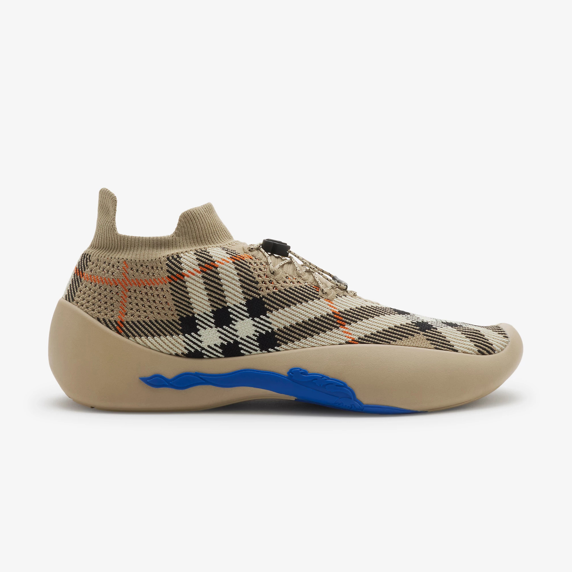 NIGO Burberry Neptune Men's Plaid Knit Low-Top Lace-Up Thick-Sole Sneakers Shoes #nigo77226