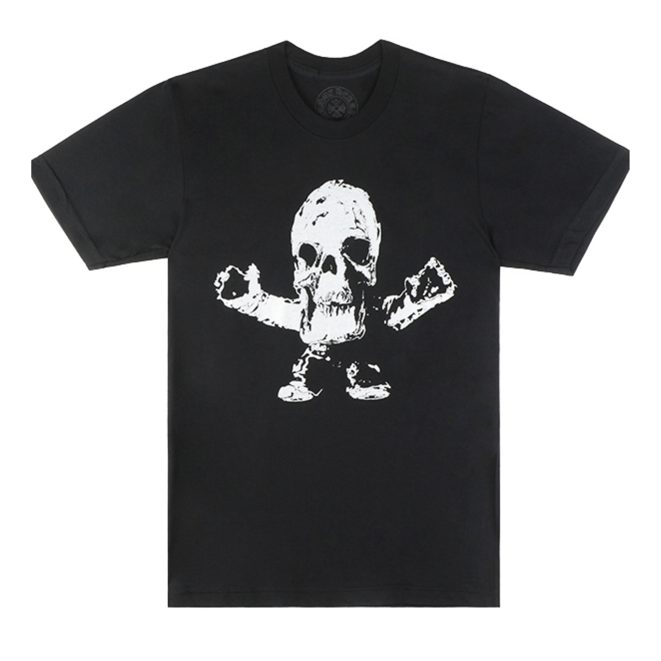 NIGO Chrome Hearts Men's Spring And Summer Black And White Printed Skull Round Neck T-shirt High Street Trend Fashion Casual Tops Ngvp #nigo1717