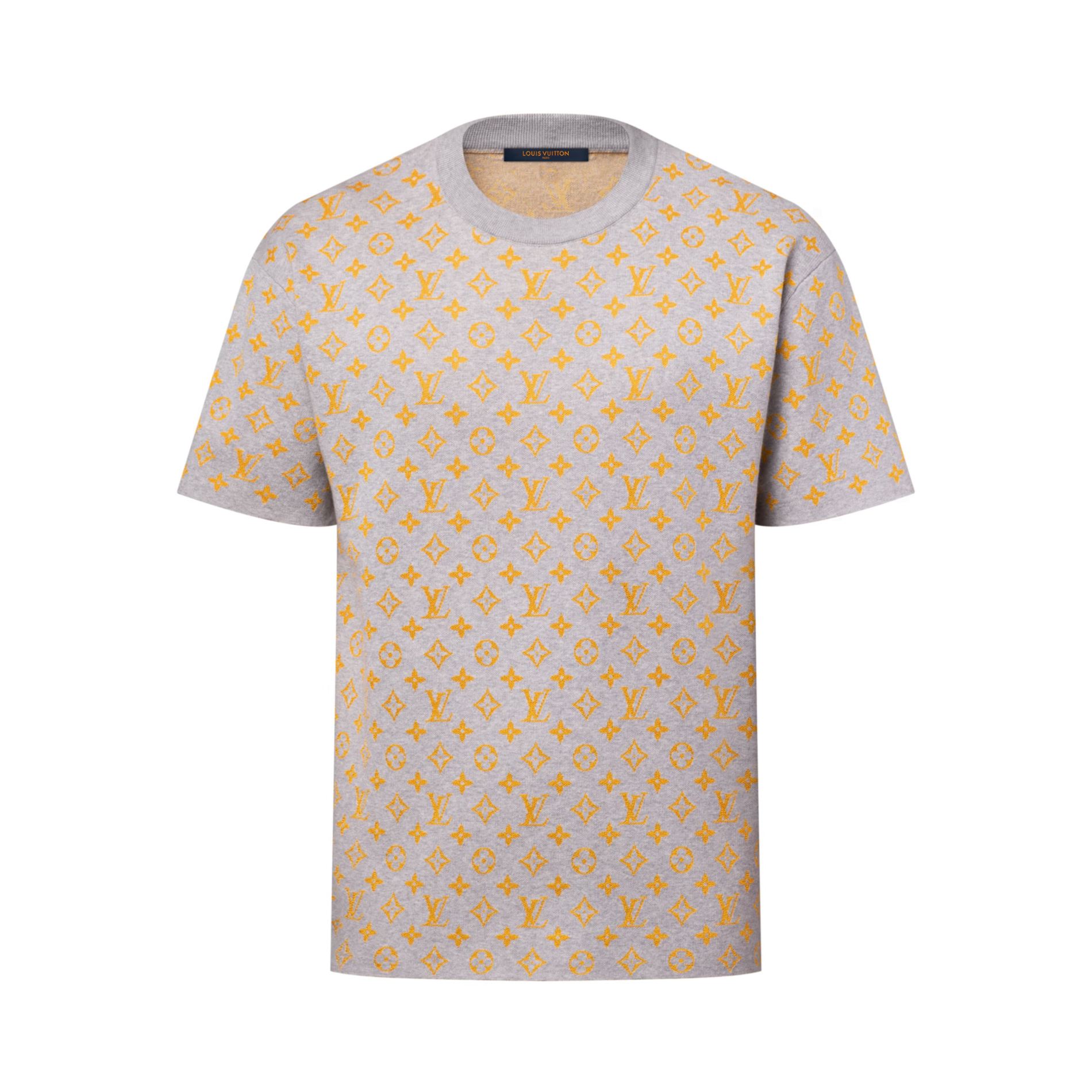 NIGO Louis Vuitton Men's Summer Solid Color Letter Print Round Neck Short Sleeve T-Shirt #nigo77233