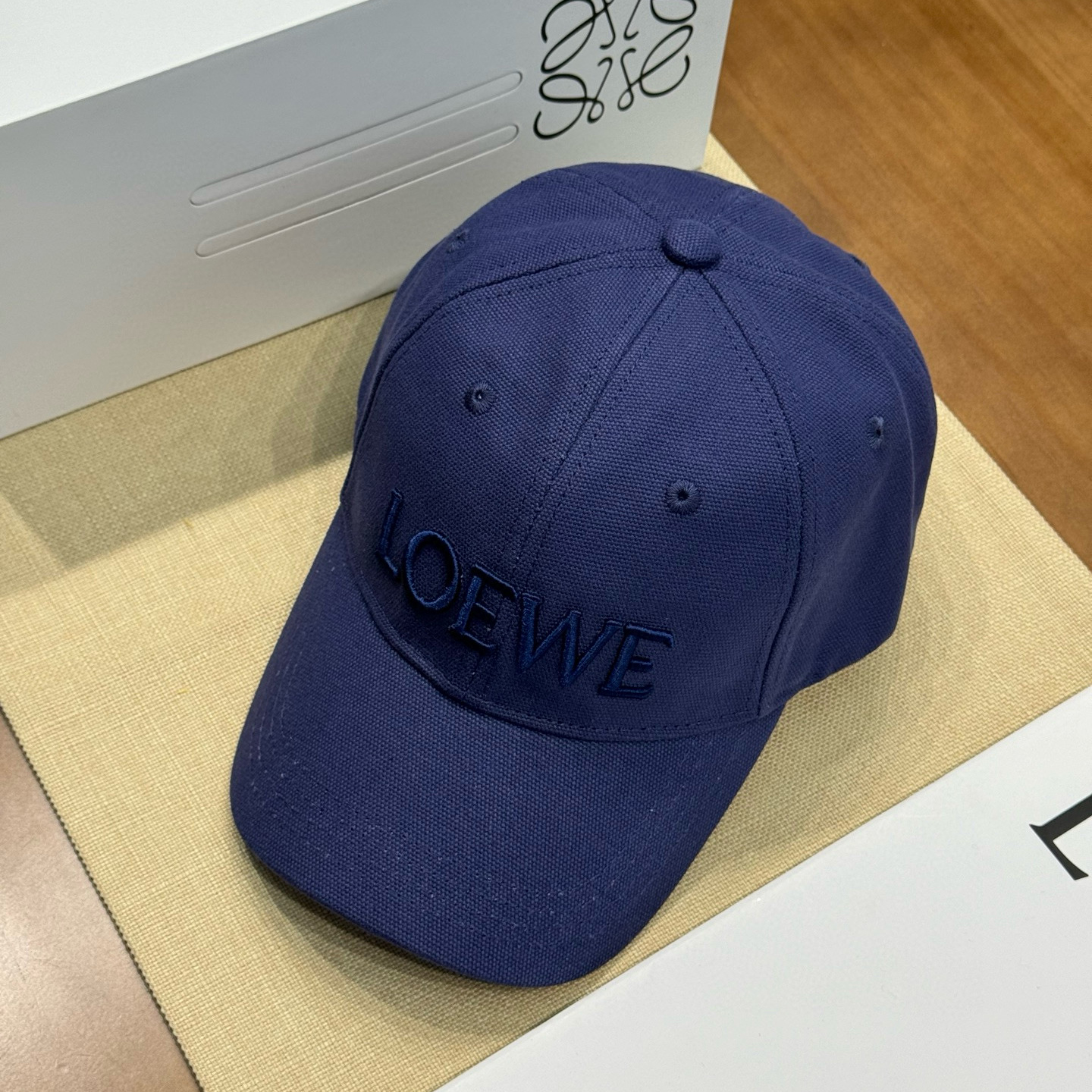 NIGO Loewe Men's And Women's Solid Color Embroidered Letter Print Cotton Baseball Cap Hat #nigo77235