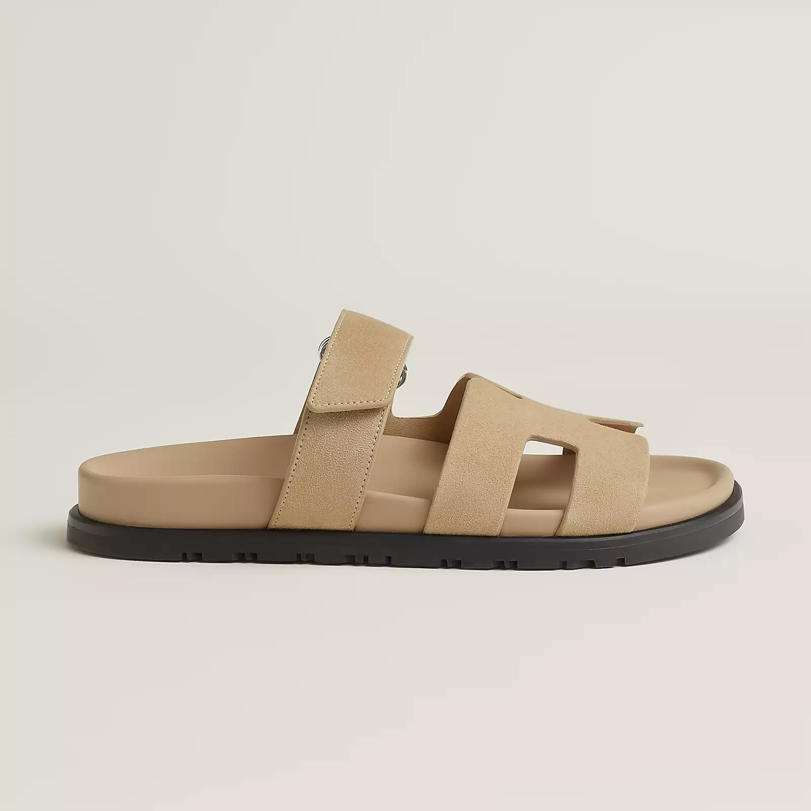 NIGO Hermes Women's Autumn and Winter Pure Color Suede Leather Casual Fashion Sandal Mop Shoes #nigo77294