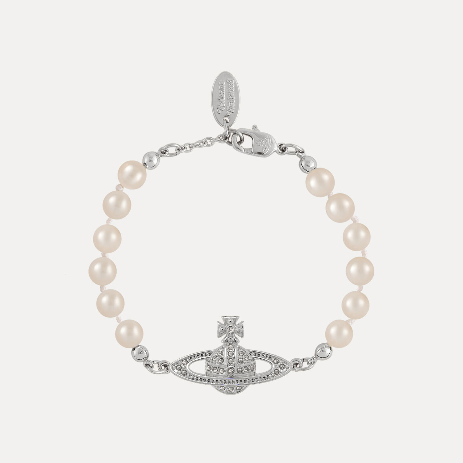 NIGO Vivienne Women's Solid Color Saturn Pendant Pearl Necklace Bracelet Jewelry Accessories #nigo77261