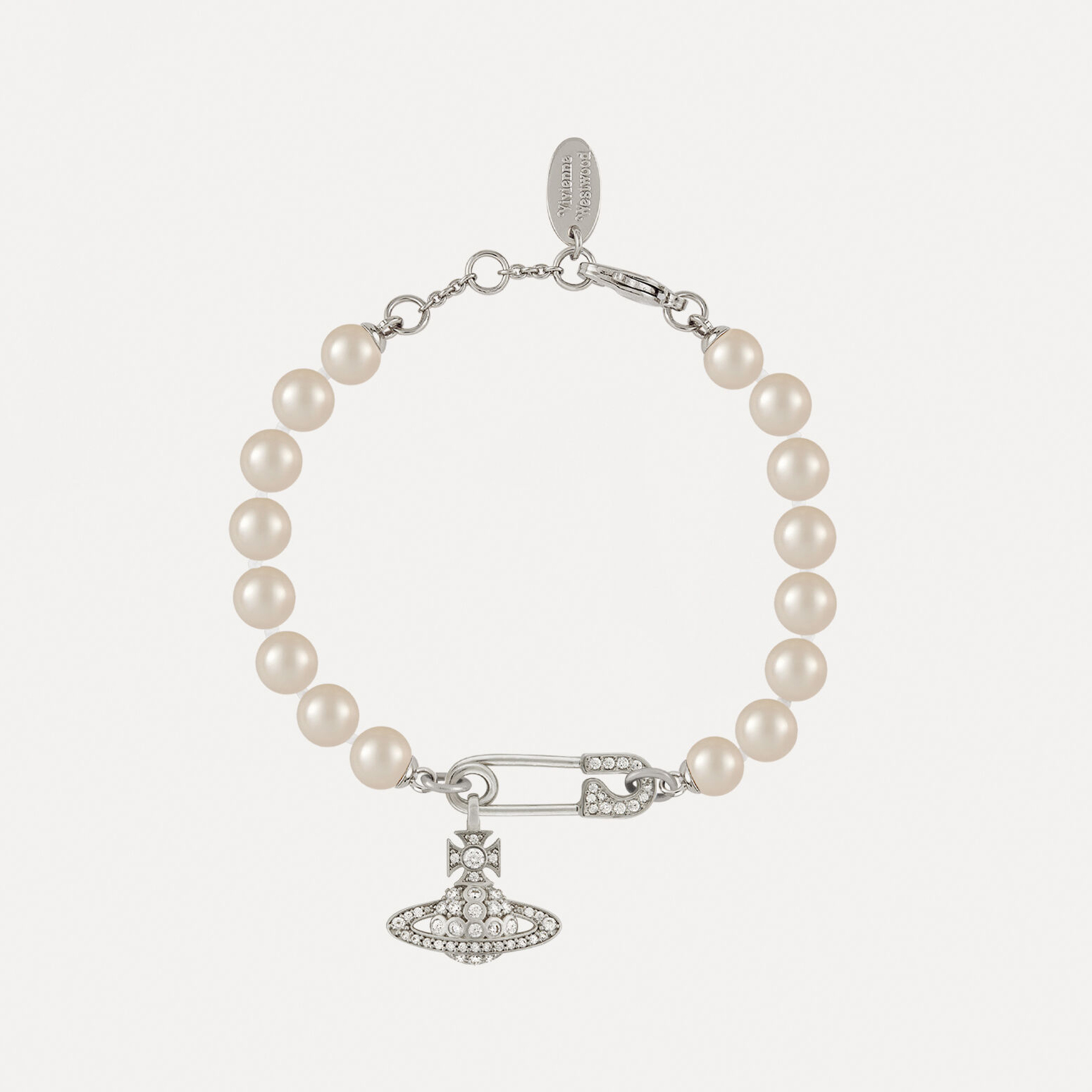 NIGO Vivienne Women's Solid Color Saturn Pendant Pearl Necklace Bracelet Jewelry Accessories #nigo77261