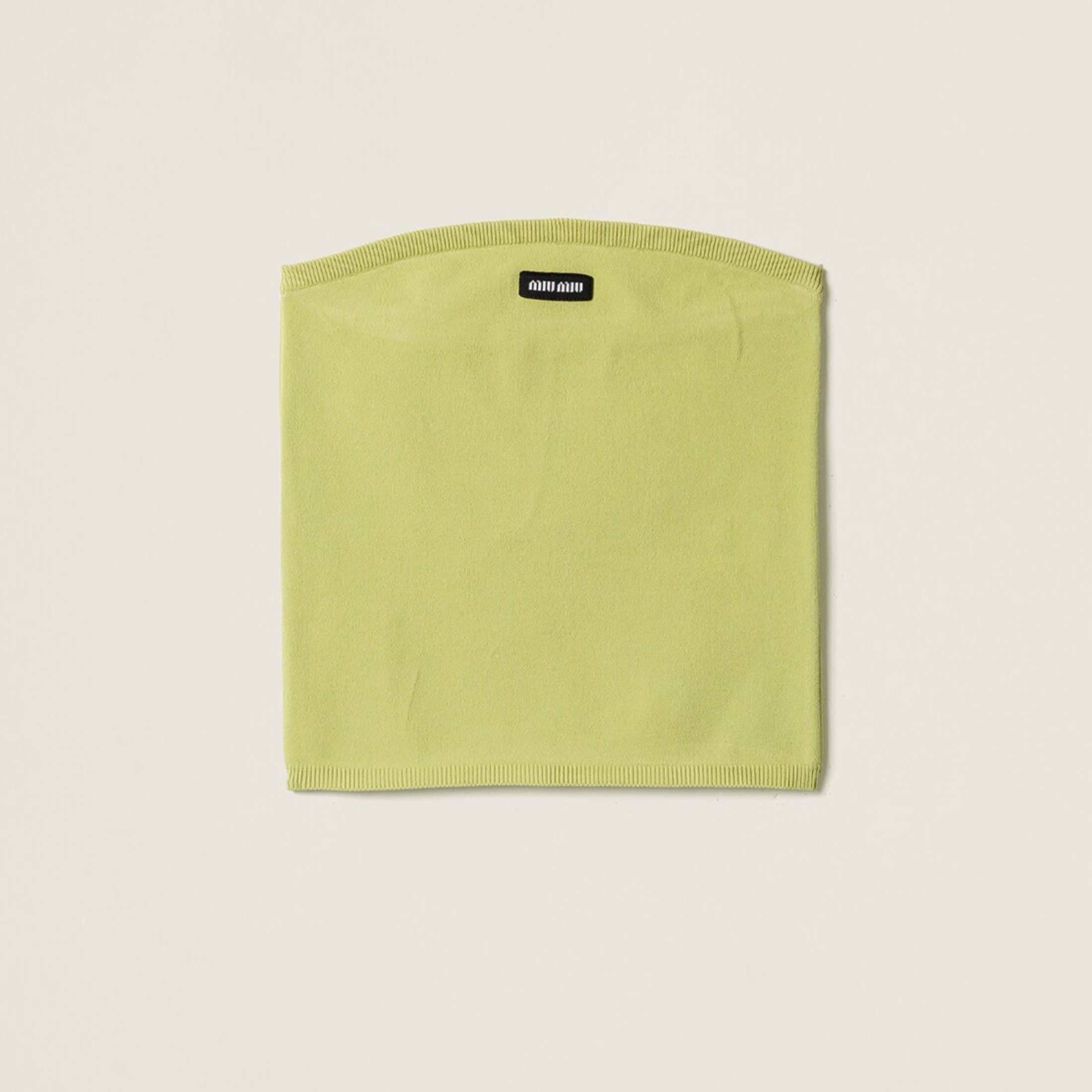 NIGO MiuMiu Women's Spring And Summer Two-colour Logo Stretch Ribbed Knit Wrap Summer Youth Viscose Fibre Top Fashion Casual Bustier T-shirt #nigo77291