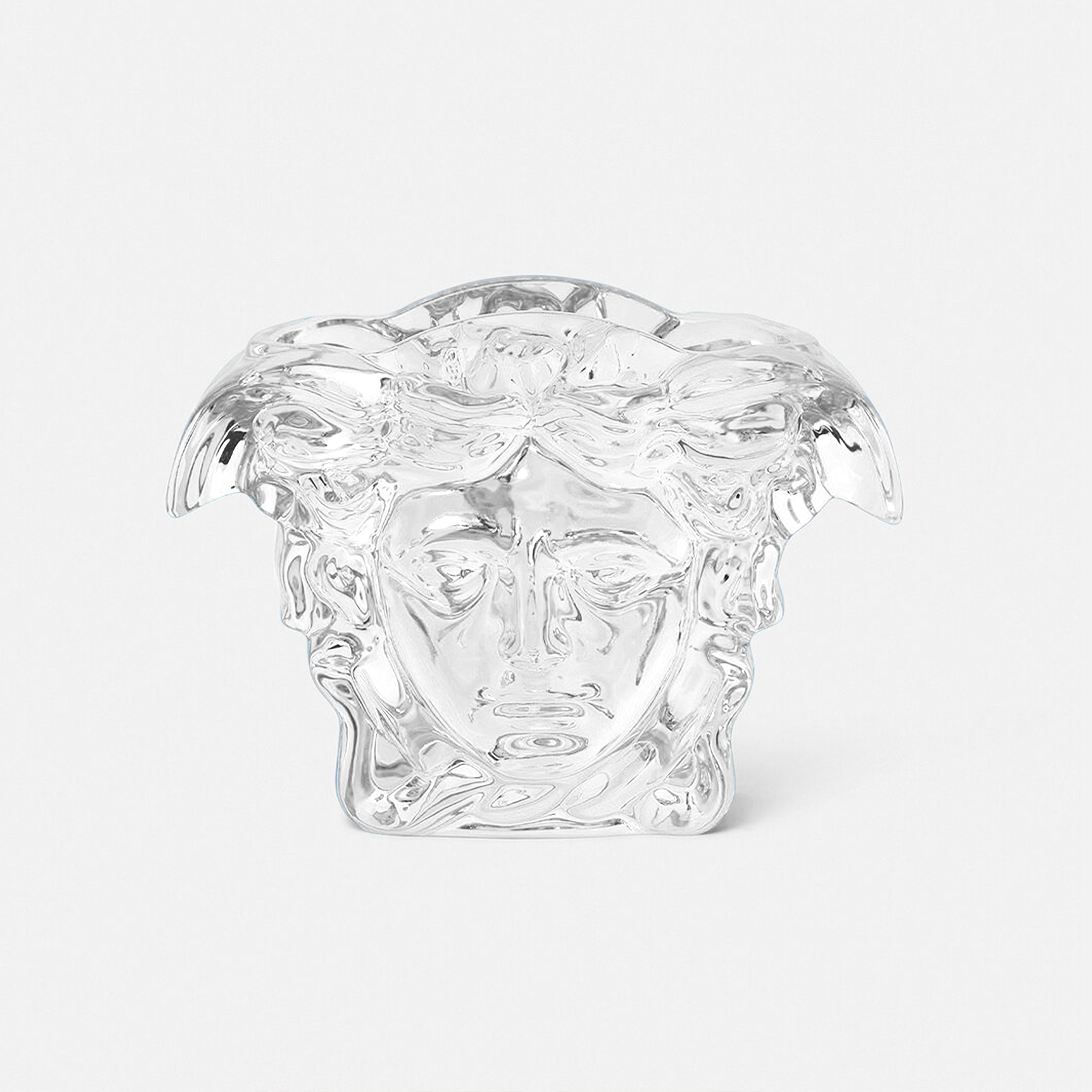 NIGO Versace Medusa Grande 19cm Crystal Vase Crystal Vase Ornament Home Other Accessories Handmade Products Bubbles, Water Ripples, Abrasive Lines, Fine Scratches, Is A Normal Craft Phenomenon #nigo77286