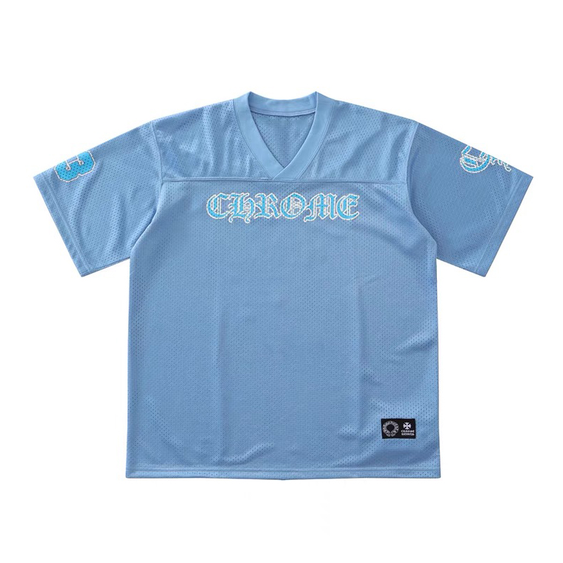 NlGO Chrome Hearts Men's Summeand Winter Blue Short Sleeve T-ShirtShorts Set Suit #nigo72367