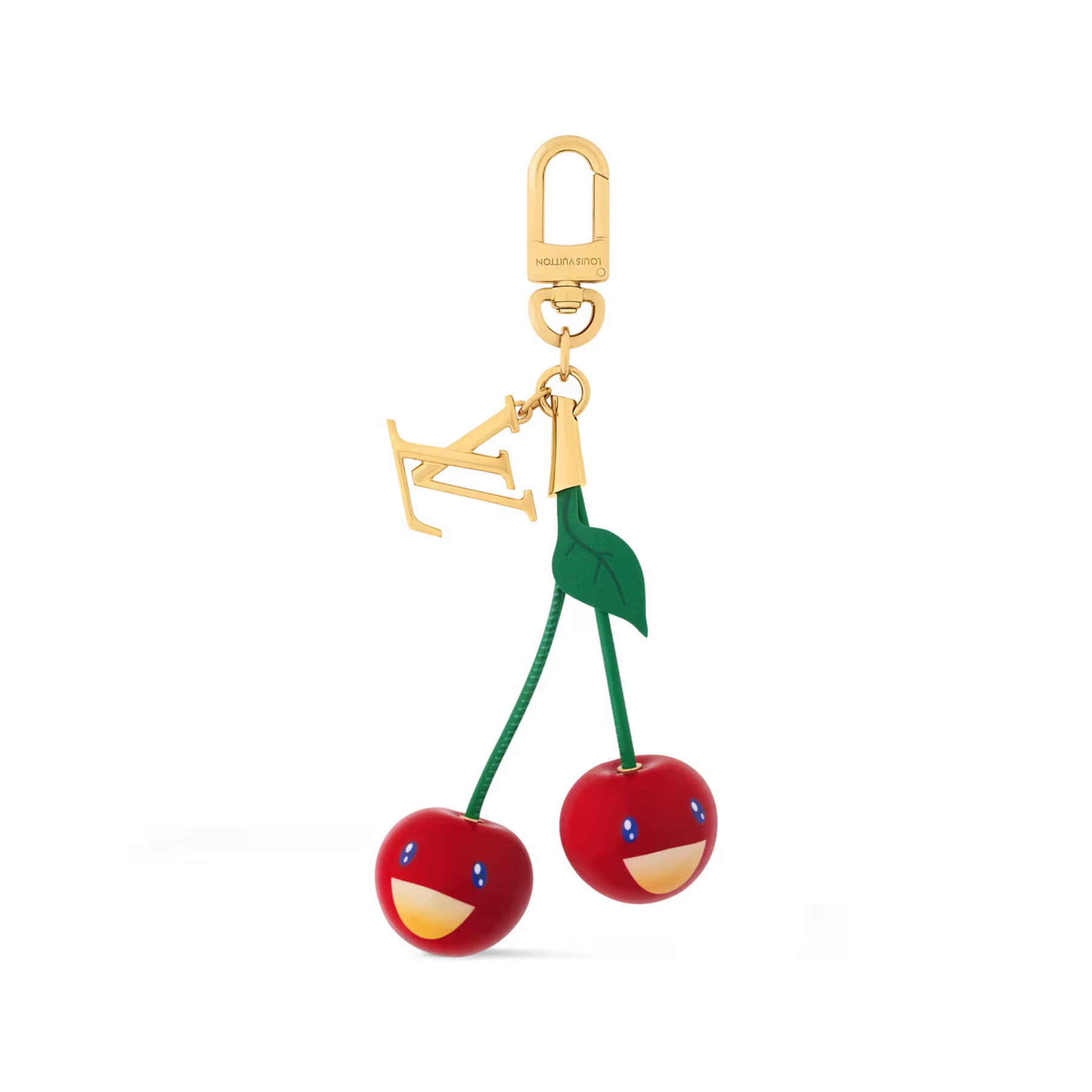 NIGO Louis Vuitton LV x TM LV Cerise Women's Cherry-shaped Golden Key Chain Bag Accessory #nigo77297