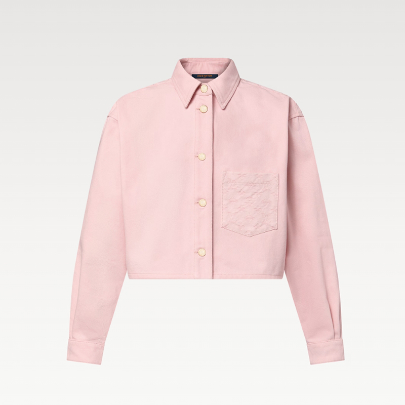 NIGO Louis Vuitton Women's Spring, Summer And Fall Lapel Cotton Solid Color Short Denim Shirt Casual Straight Pleated Pants #nigo81276