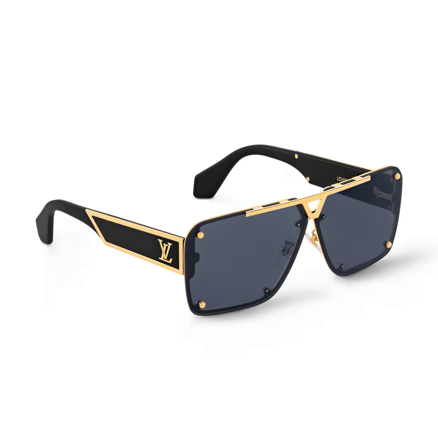 NIGO Louis Vuitton Evidence Square Men's Solid Color Logo Embellished Aviator Style Sunglasses Eyeglasses Glasses #nigo77313