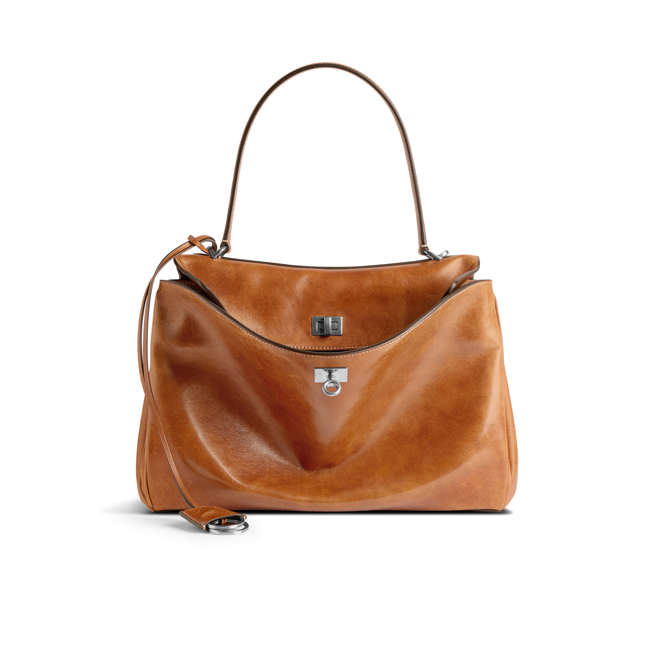 NIGO Balenciaga Rodeo Medium Handbag Tan Clutch Crossbody Large Bag Spring Summer Women's Fashion Luxury Leather Bags 7897722ABP72753 #nigo81251