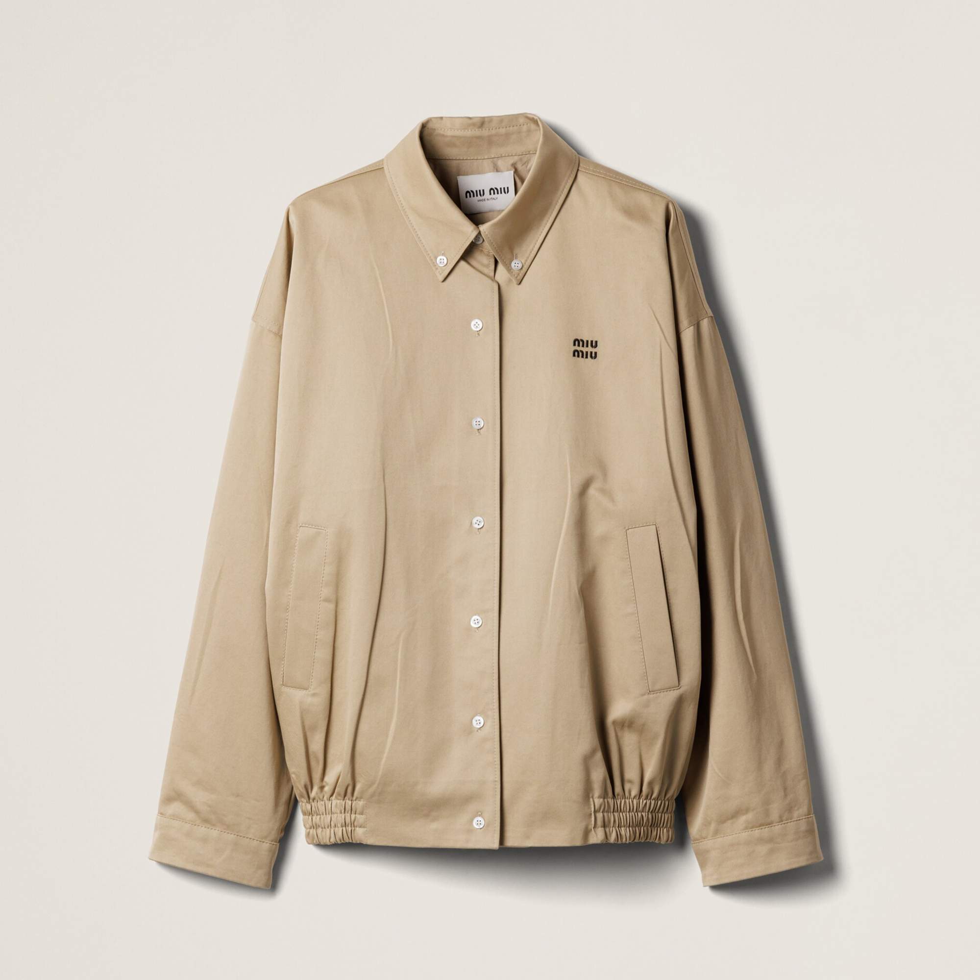 NIGO MiuMiu Men's Women's Spring & Autumn Twill Cotton Logo Embroidery Solid Color Single Breasted Long Sleeve Jacket Coat #nigo81282