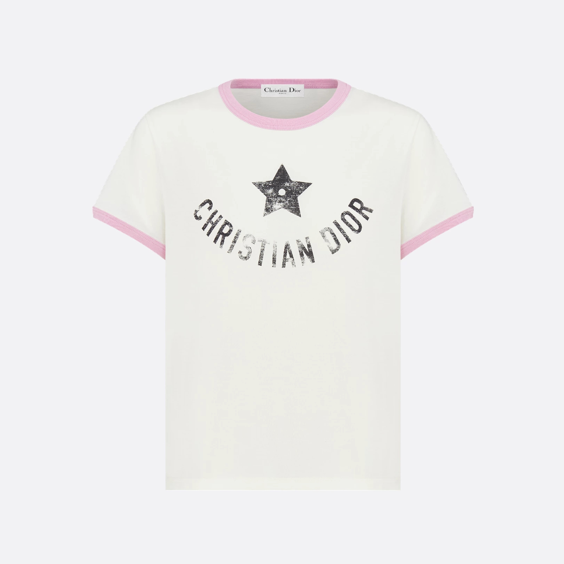 NIGO Dior Women's Dioriviera T-Shirt Summer Cotton Round Neck Short Sleeve Fitted Solid Color Top #nigo81293