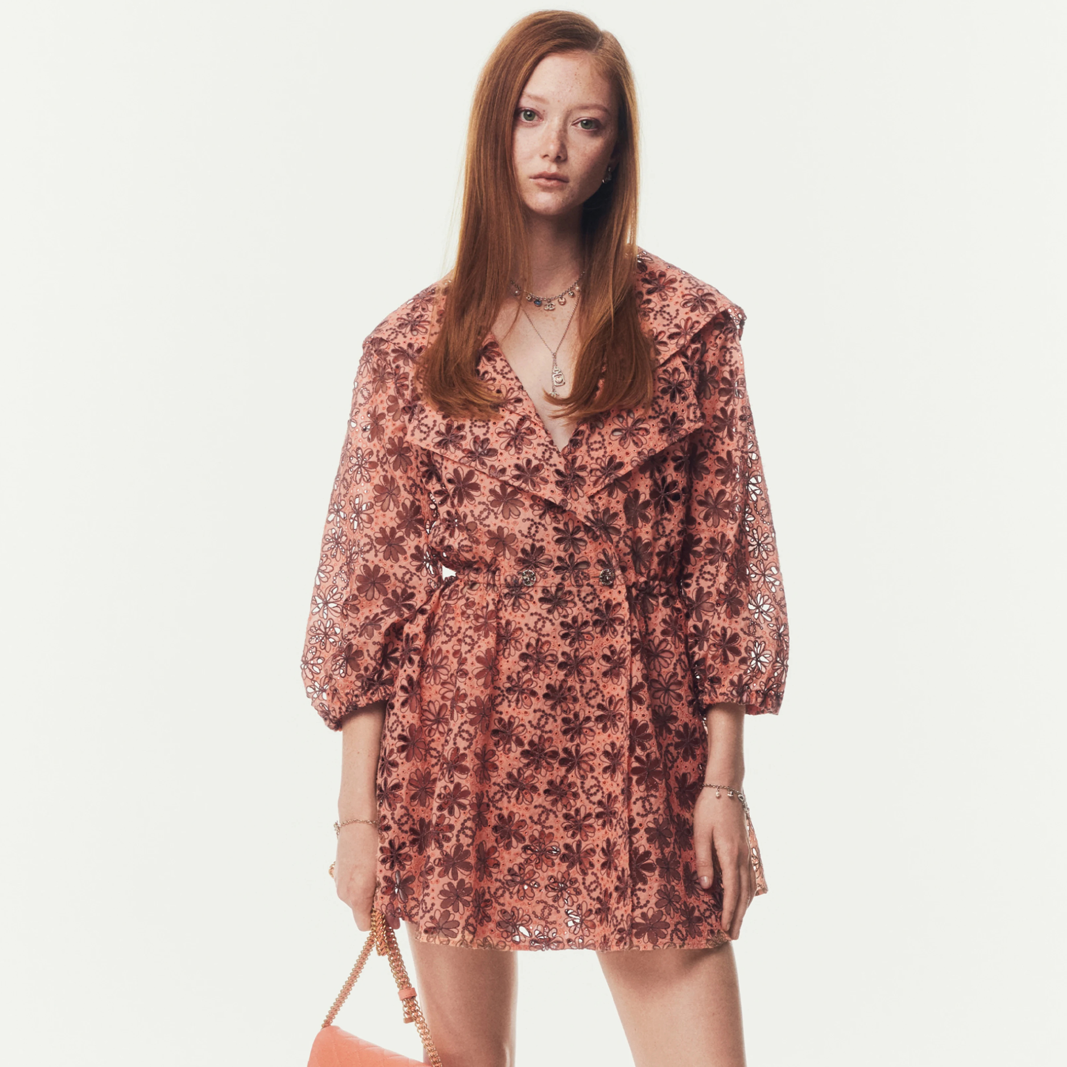 NIGO Chanel Women's Spring/summer Teaser Collection Hollow Out Logo Flower Print Fashion Elegant Dress Matching Shorts Dresses #nigo81364