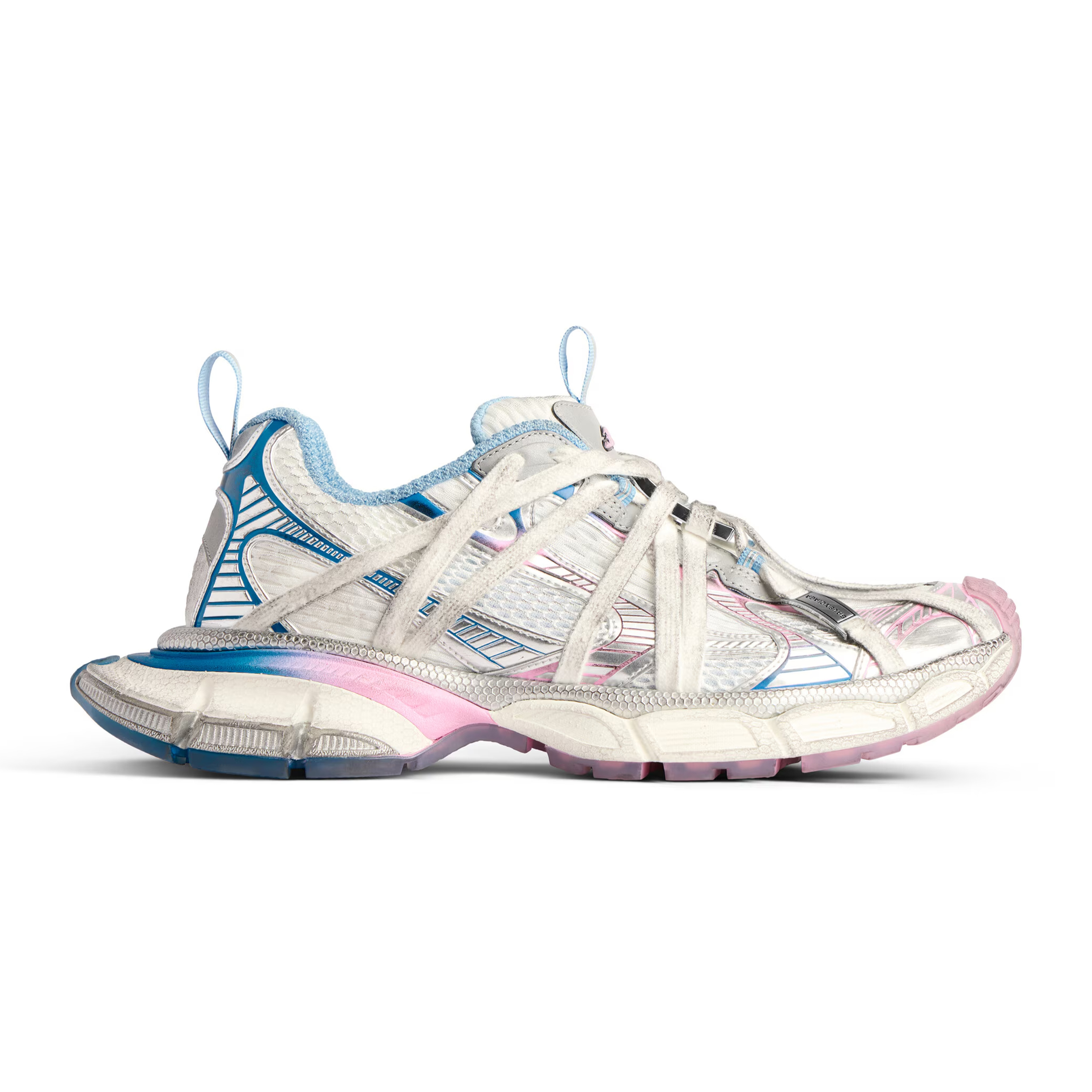 NIGO Balenciaga Men's Women's 3xl Extreme Laces B Sneaker Four Seasons Colorblocking Round Toe Tie Low Retro Retro Pop Shoes #nigo81319