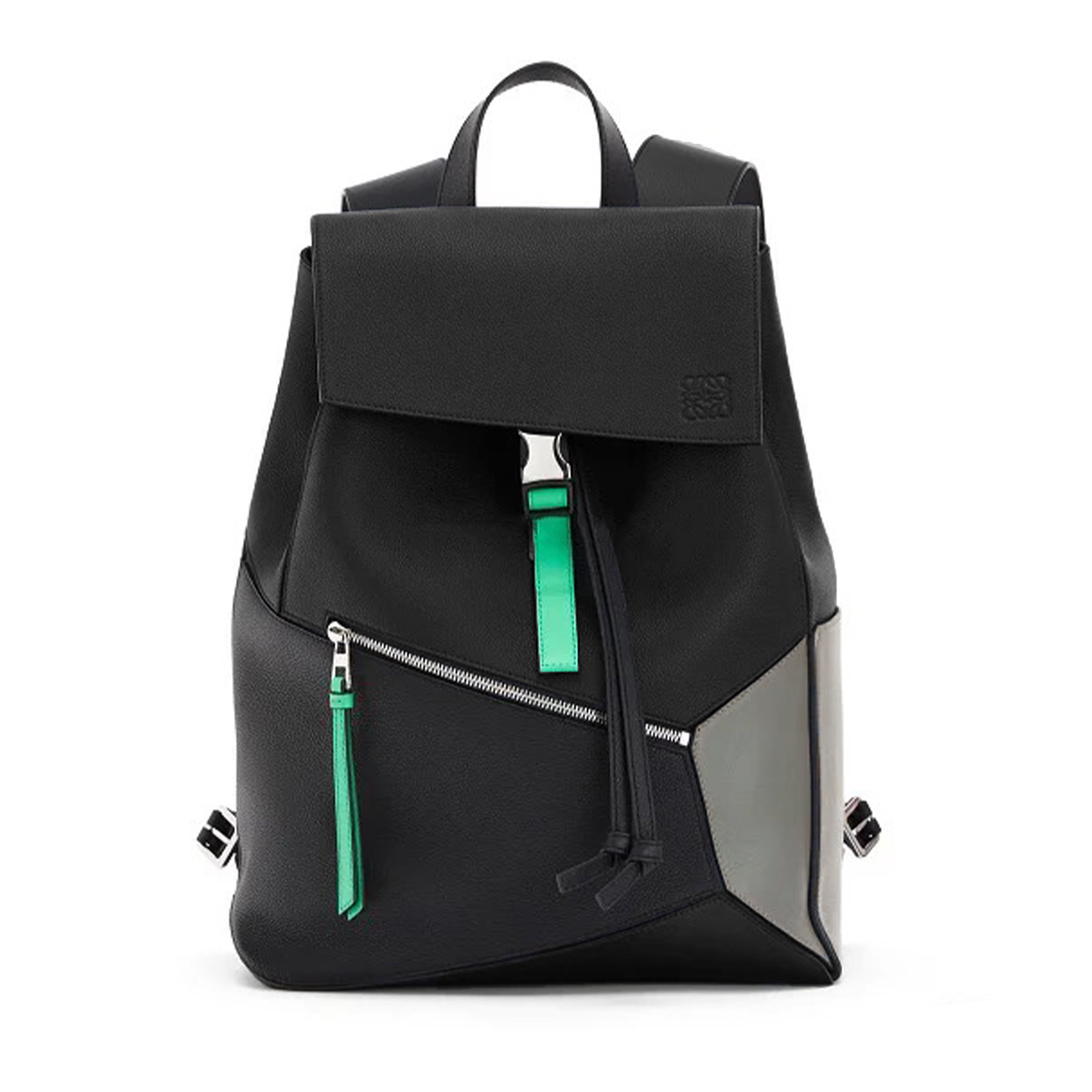 NIGO Loewe Jigsaw Backpack Men's Spring And Summer Fashion Luxury Temperament Colour Blocking Shoulder Bag Bags #nigo81371