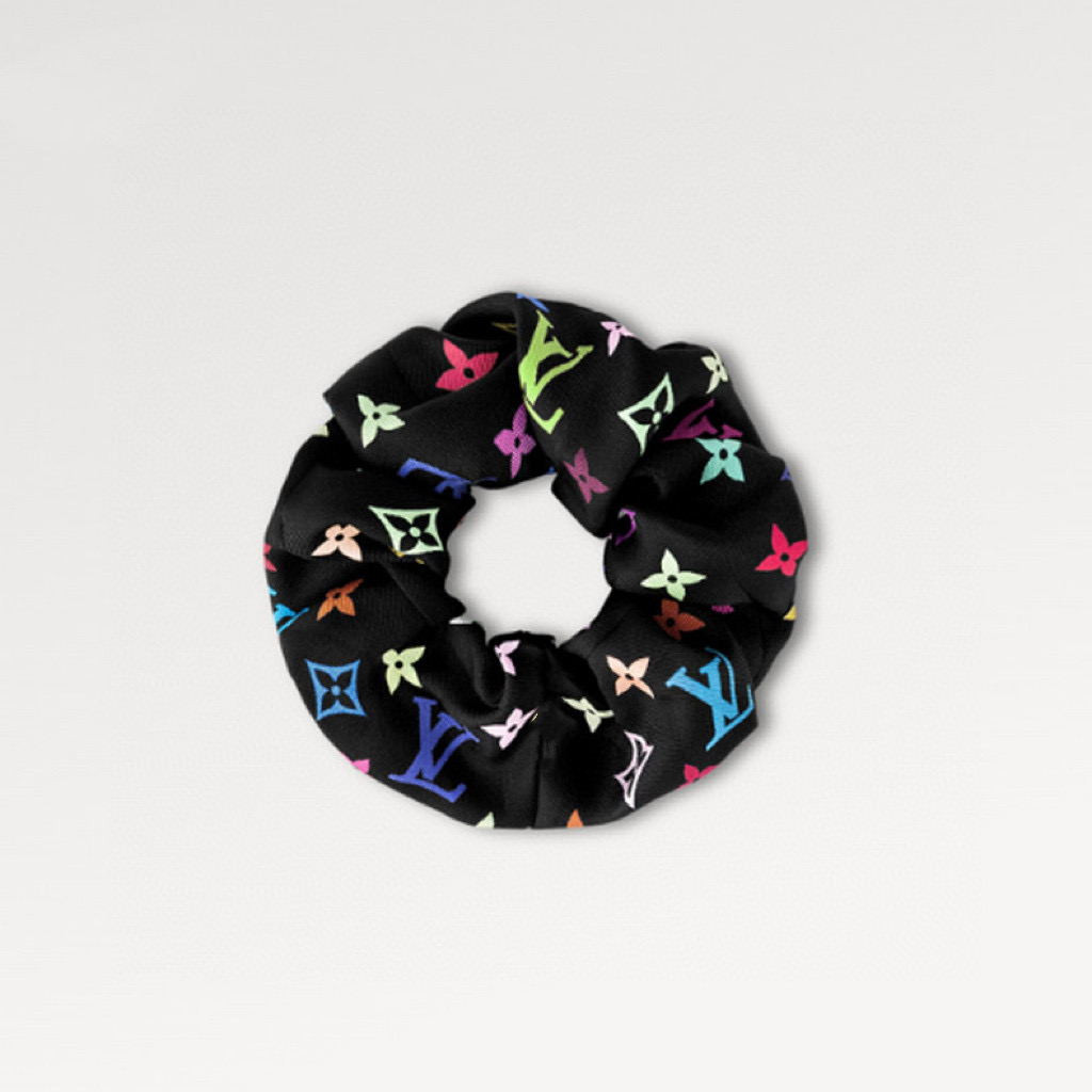 NIGO Louis Vuitton Monogram Printed Black Tri-colour Women's Fashion Temperament Elegant Hair Bands Headwear Accessories #nigo81372