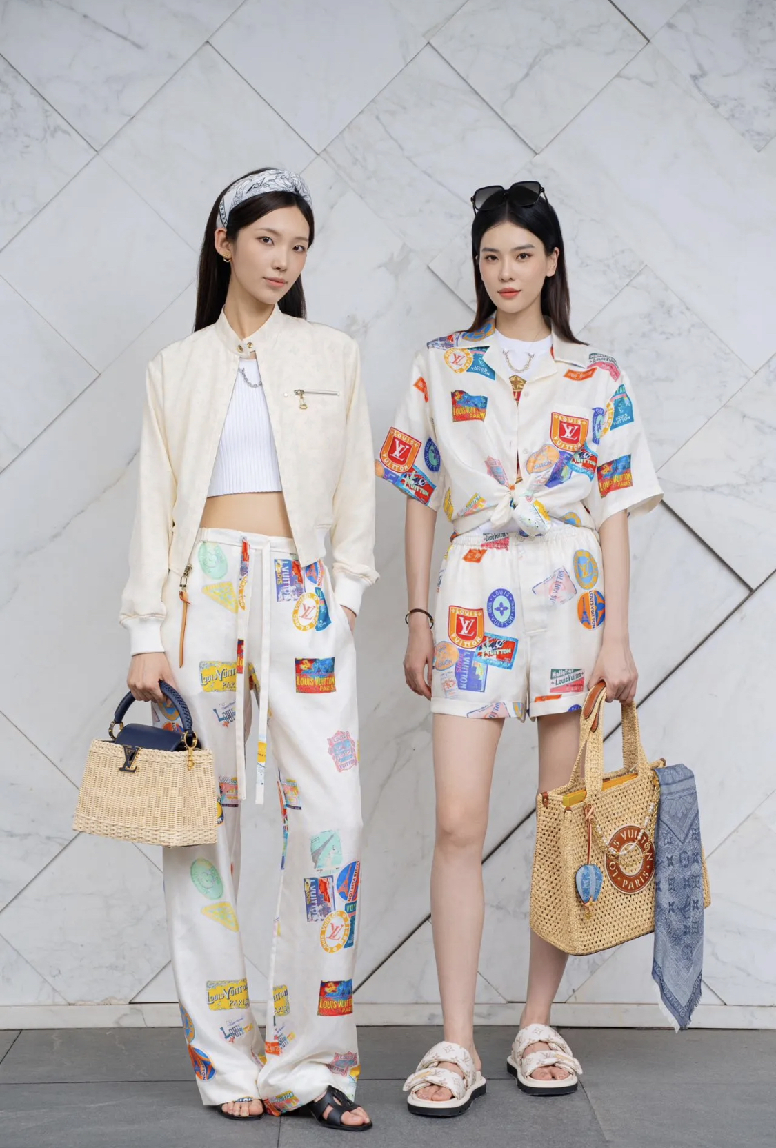 NIGO Louis Vuitton Women's Summer Hollow Appliqué Print Single-Breasted Silk Short-Sleeved Shirt #nigo81325