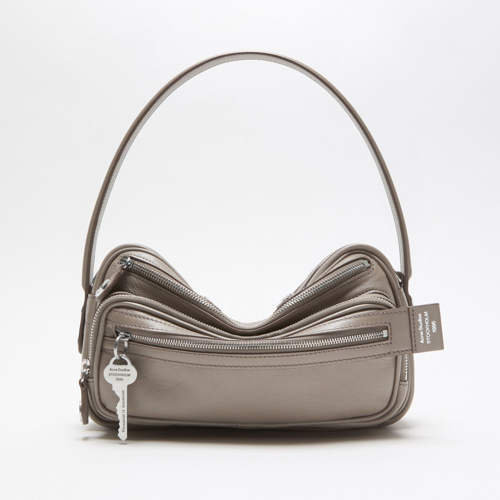 NIGO Acne Studios Women's Camero Party Shoulder Bag Logo Charm Small Cowhide Vintage Camera Bag Handbag Bags C10240-900 #nigo81321