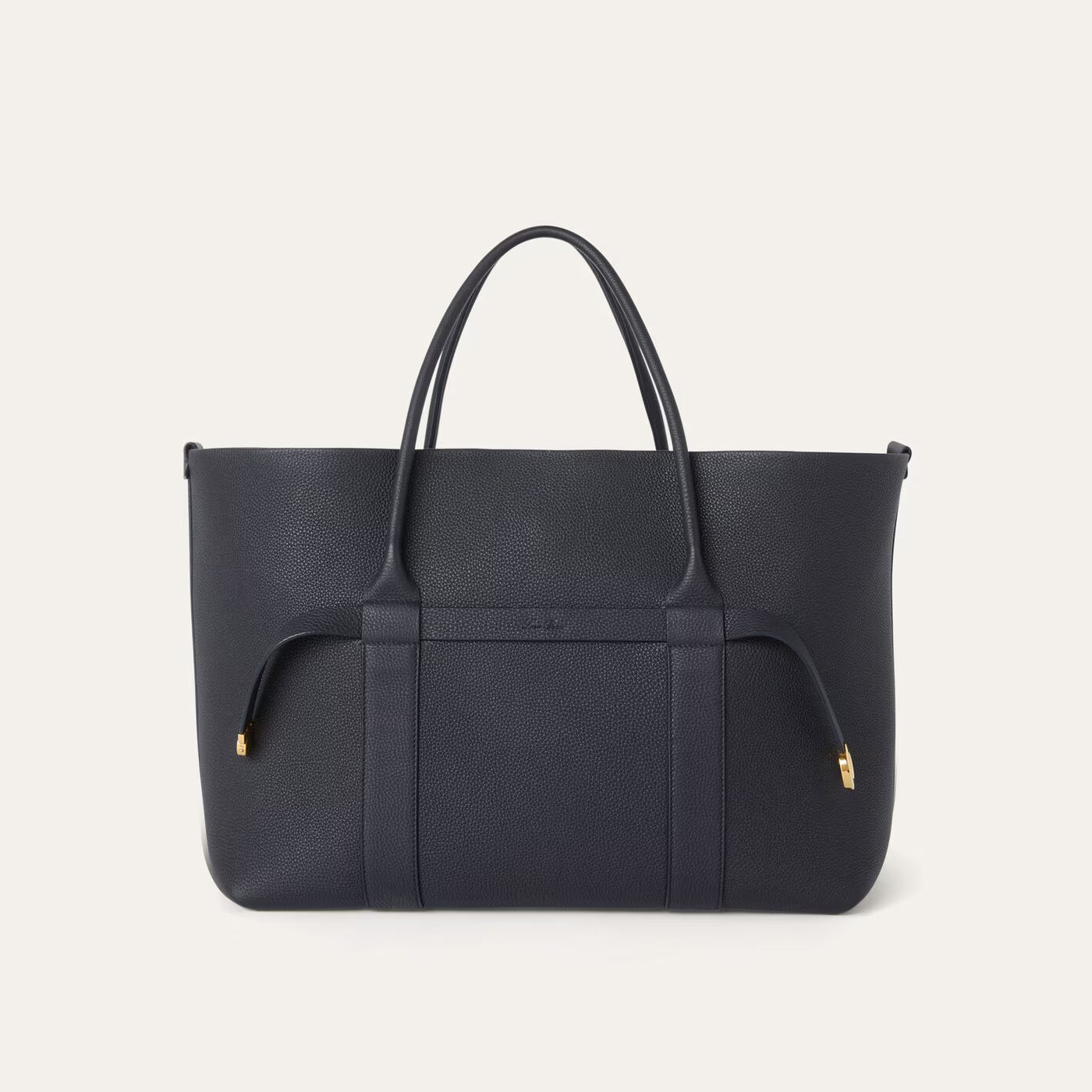 NIGO Loro Piana Ghiera Shopper Women's Solid Color Embossed Logo Cowhide Leather Solid Color Handbag Bag Bags #nigo77325