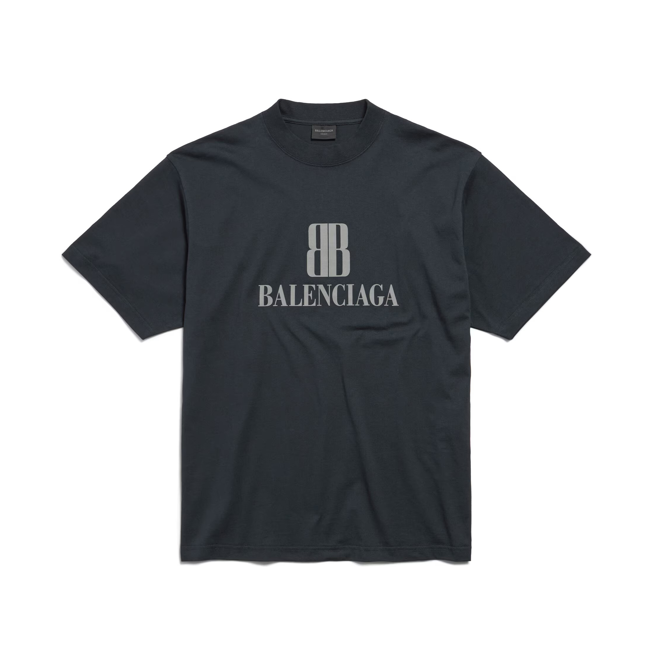 NIGO Balenciaga Men's Summer Solid Color Letter Print Round Neck Cotton Short Sleeve T-Shirt #nigo77337