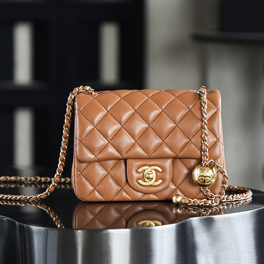 Chanel Flap Bag Small Golden Ball, Single Shoulder Messenger Bag Multicolor Double Size Leather Bags #nigo77345