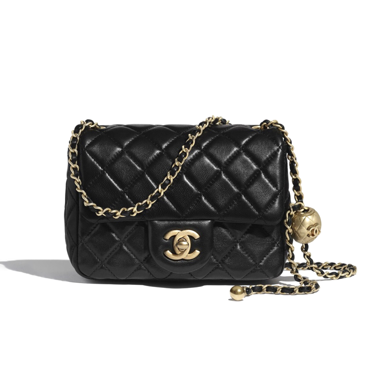 Chanel Flap Bag Small Golden Ball, Single Shoulder Messenger Bag Multicolor Double Size Leather Bags #nigo77345