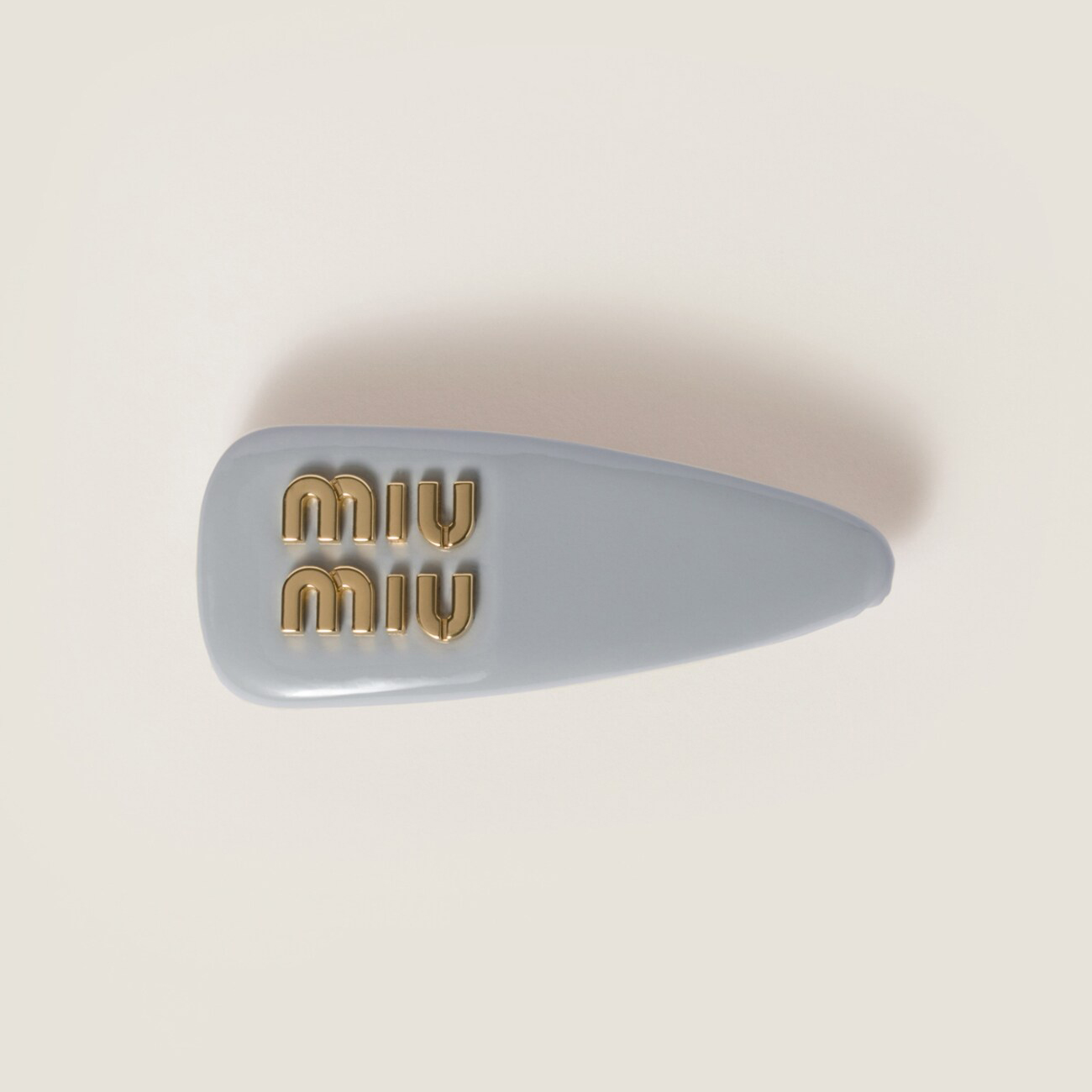 NIGO MiuMiu Women's Solid Color Gold Letter Print Hair Clip Hair Accessory Jewelry #nigo77348