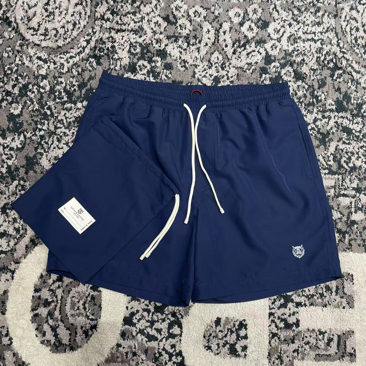 NIGO Brunello Cucinelli Men's Summer Solid Color Polyester Casual Drawstring Shorts #nigo77362