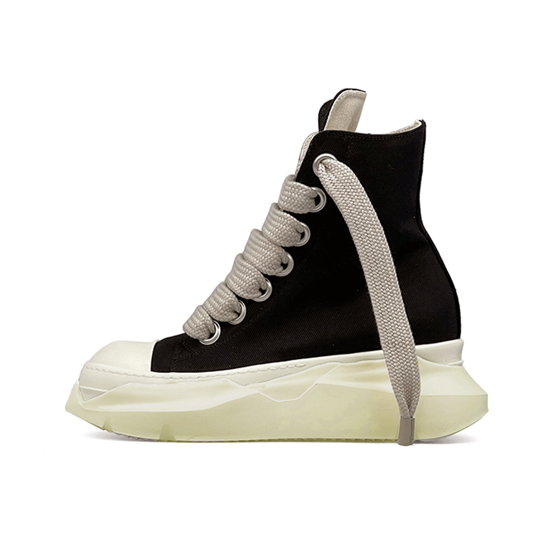 NIGO Rick Owens Drkshdw Men's Thick Lace High Top Shoes Heightened Thick Bottom Board Shoes Sports Casual Canvas Shoes Boots  #nigo81379