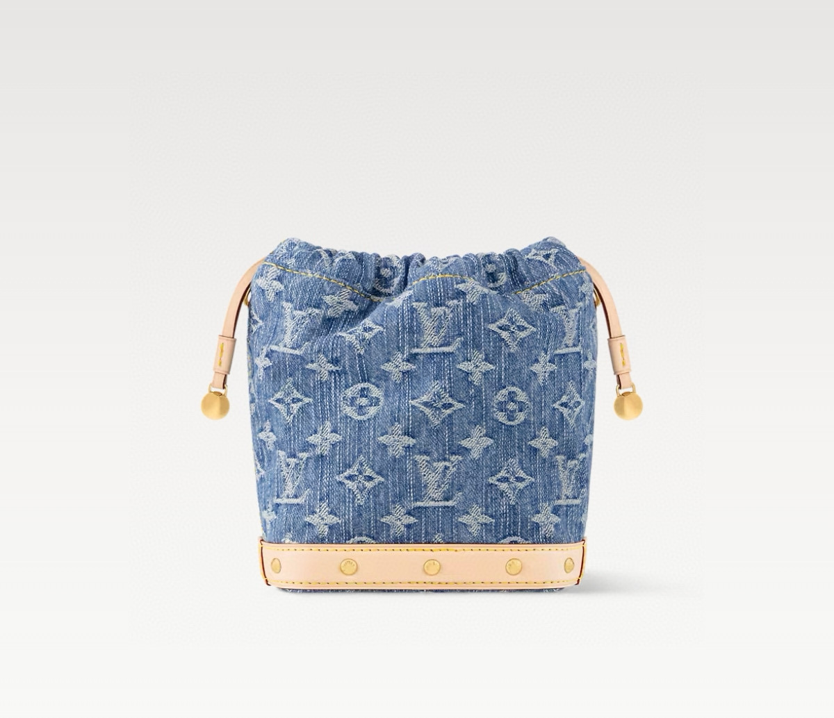 NIGO Louis Vuitton Nano Noé Women's Classic Metal Hardware Brand Printed Removable Adjustable Shoulder Strap Denim Crossbody Bag Shoulder Bags Handbag #nigo77378
