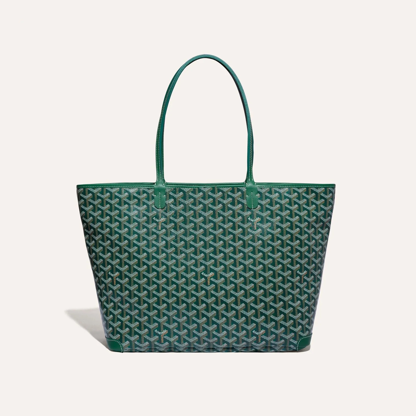 NIGO GOYARD Artois Men's Women's Y Word Old Flower Full Print Leather Shoulder Bag Zipper Closure Casual Tote Bags #nigo77388