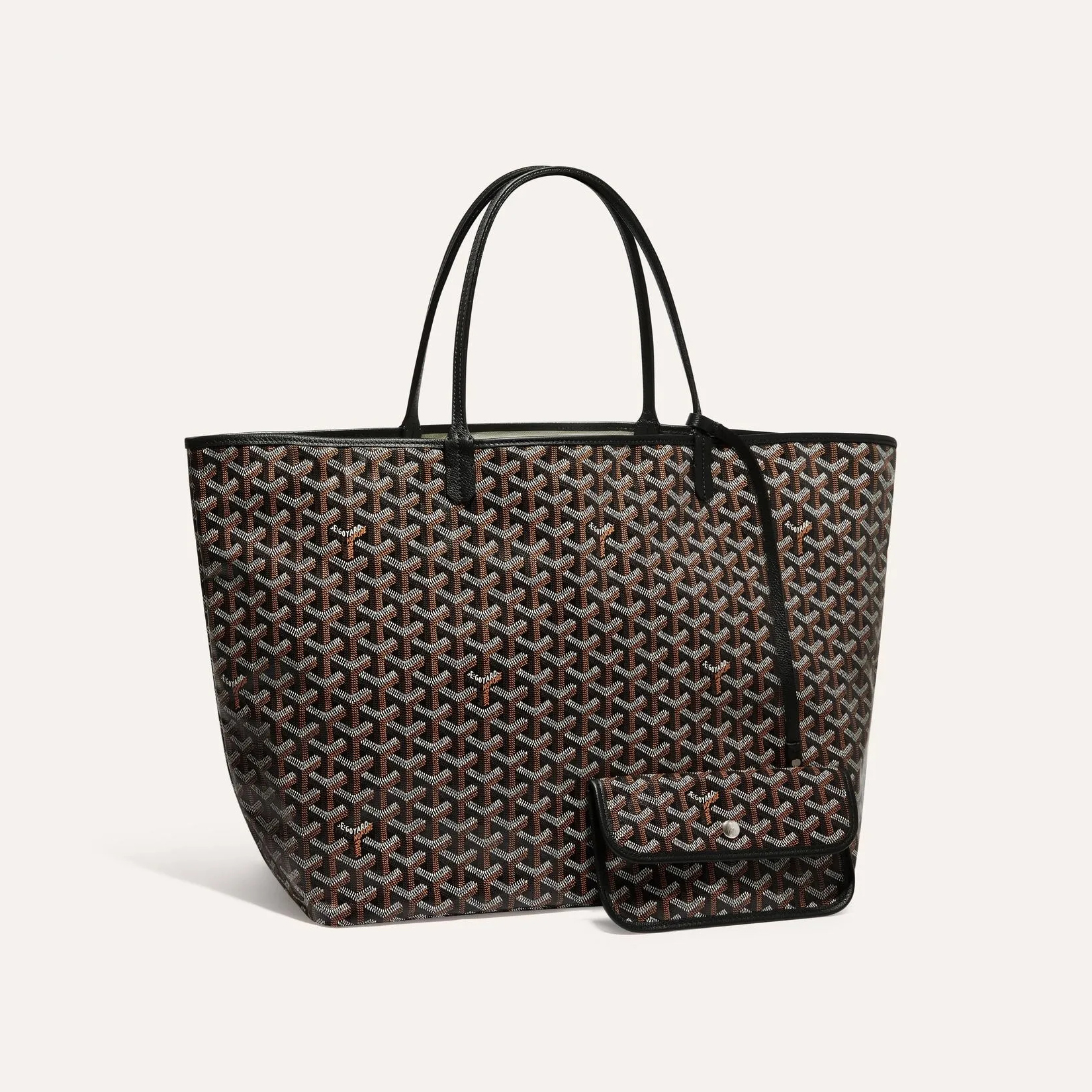 NIGO GOYARD Men's Women Saint Louis Handbag Y Full Print Casual Mother Bag Leather Shoulder Bag Tote Bags #nigo77387