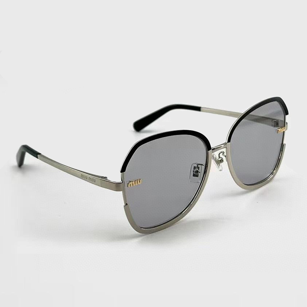 NIGO MiuMiu Men's Two Tone Frame Irregular Shaped Sunglasses Eyeglasses Glasses #nigo77418