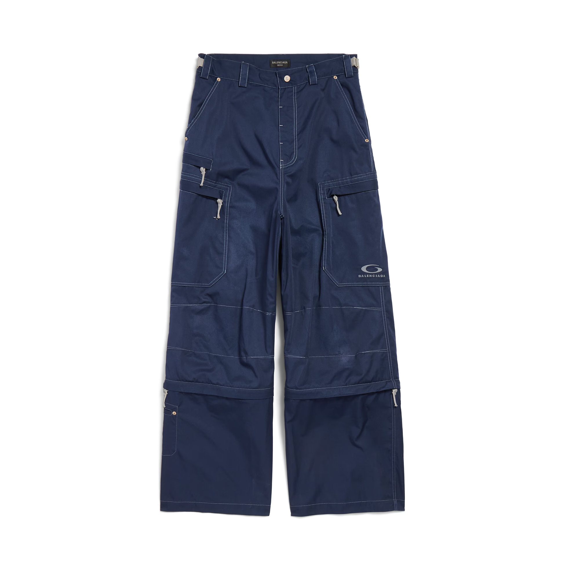 NIGO Balenciaga Men's Spring/Autumn Solid Colour Button Pocket Regular Fit Work Trousers Pants #nigo77443