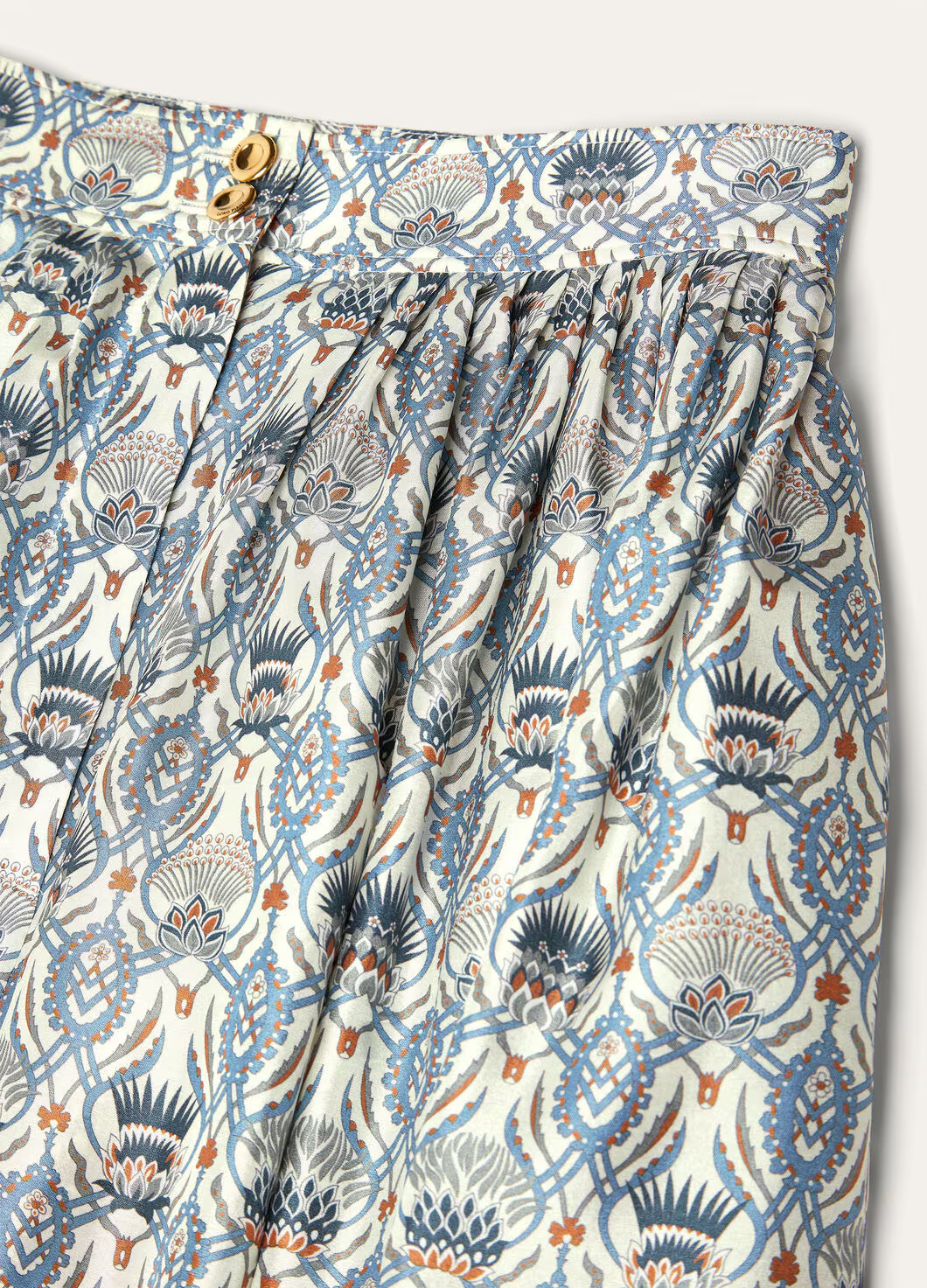 NIGO Loro Piana Women's Peter Pants Four Seasons Silk Printed High Waist Zipper Logo Solid Color Casual Lantern Pants Ngvp #nigo1827