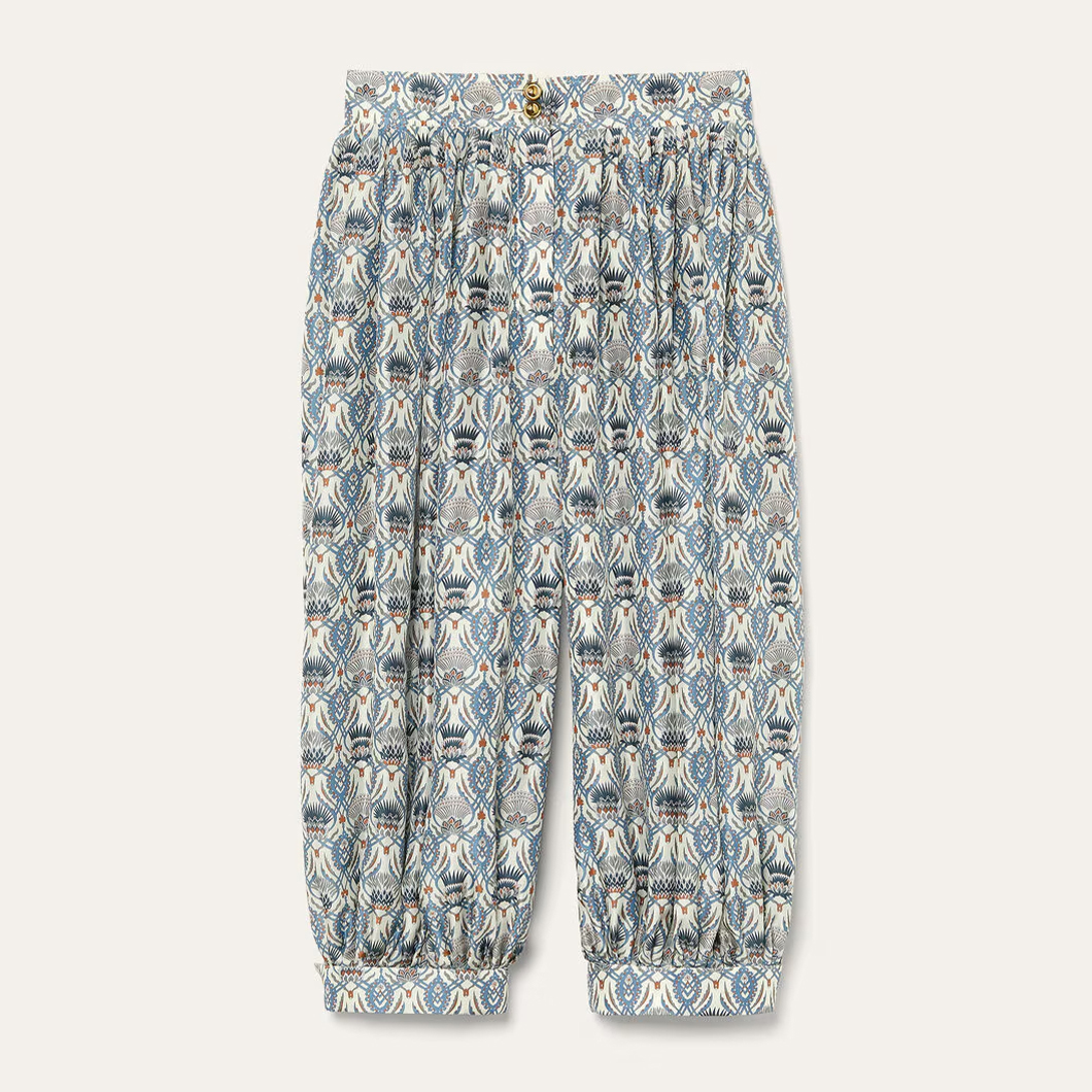 NIGO Loro Piana Women's Peter Pants Four Seasons Silk Printed High Waist Zipper Logo Solid Color Casual Lantern Pants Ngvp #nigo1827