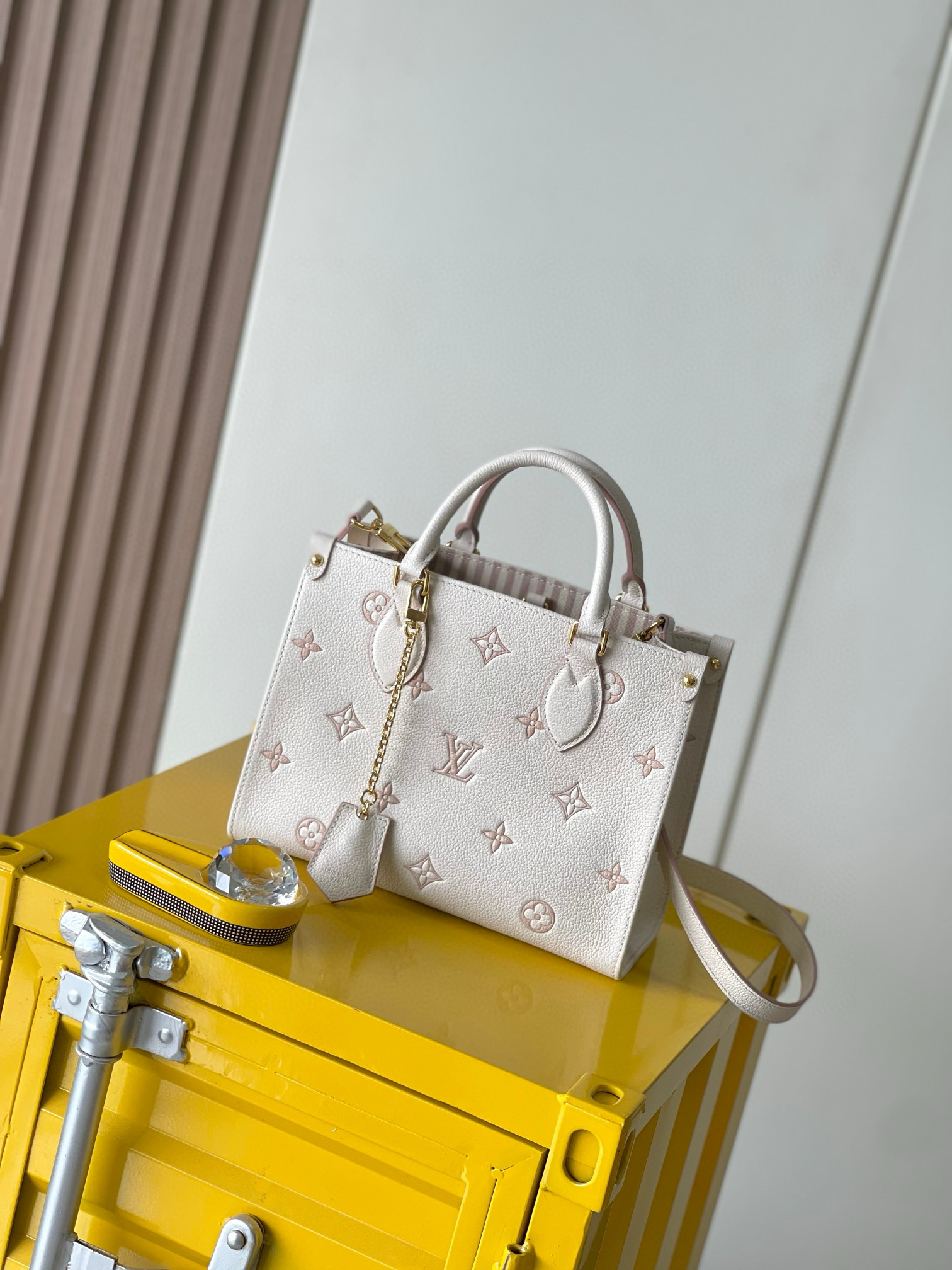 NIGO Louis Vuitton ONTHEGO Women's Letter Logo Printed Leather Tote Bag Shopper Tote Handbags Bags #nigo77454