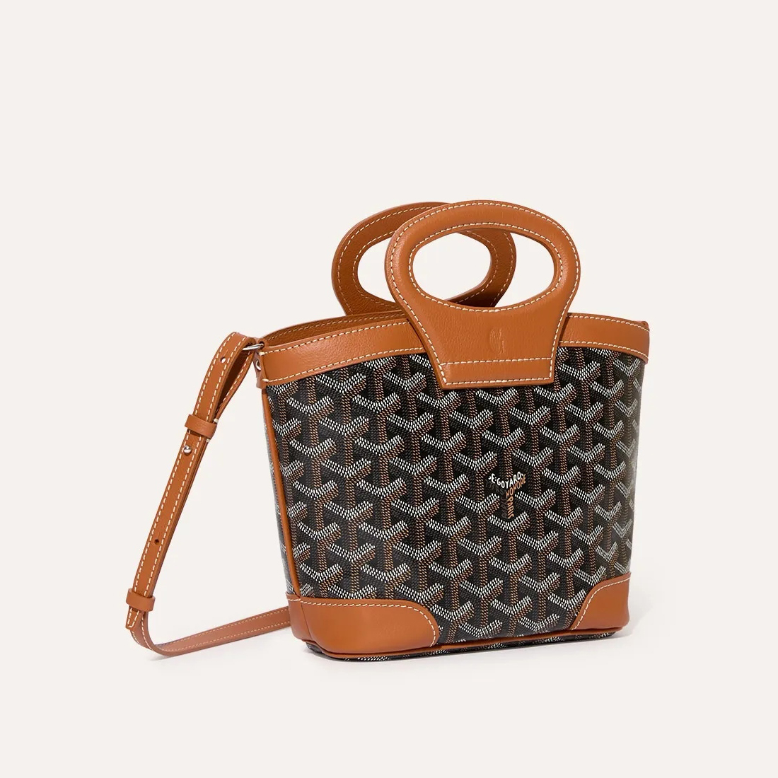 NIGO GOYARD Beluga Women's Y-shaped Floral Print Adjustable Detachable Shoulder Strap Canvas And Calfskin Shoulder Mini Bag Crossbody Handbag Bags #nigo77441