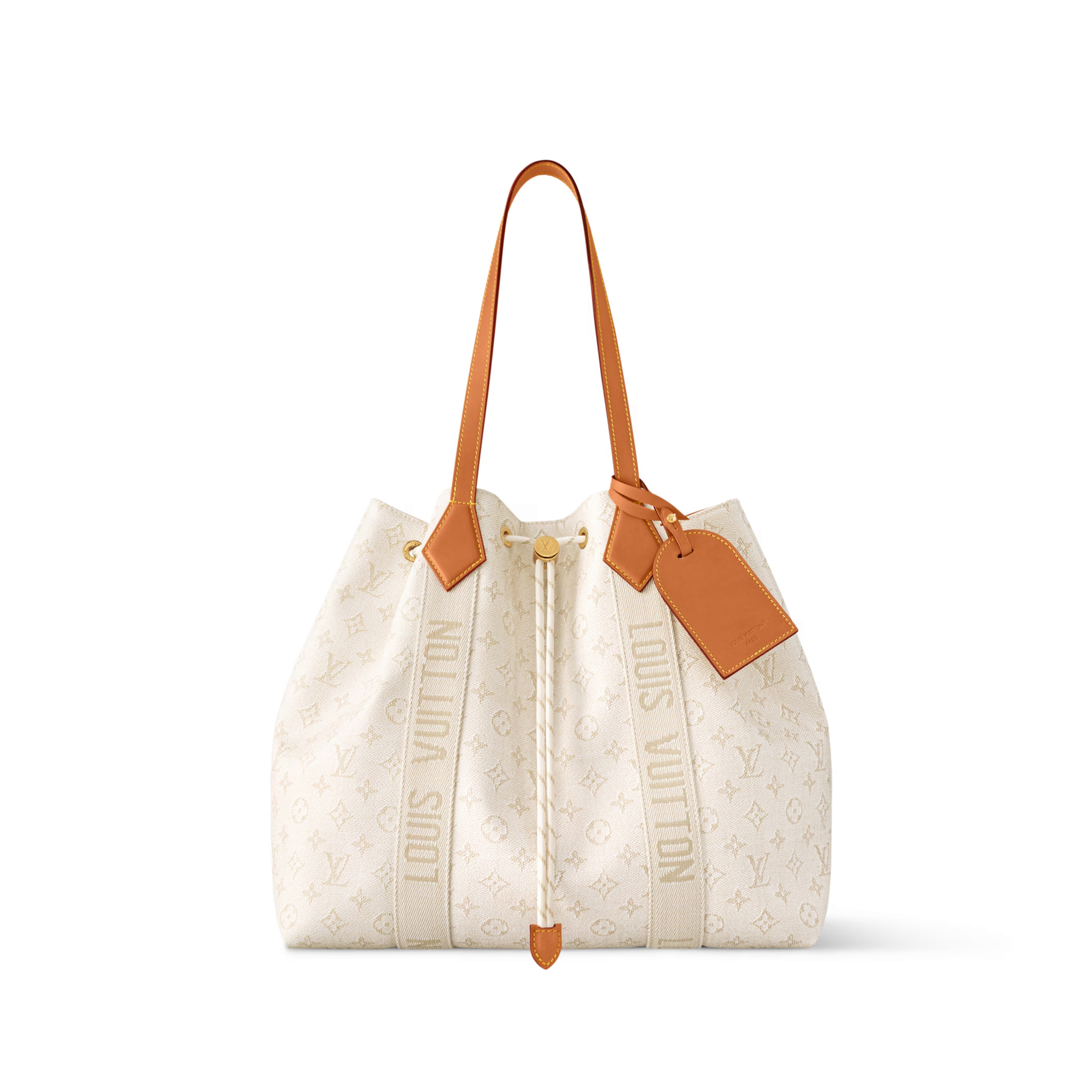 NIGO Louis Vuitton Marina Tote Women's Solid Color Letter Logo Coated Canvas Drawstring Shopping Bag Tote Bags #nigo77455