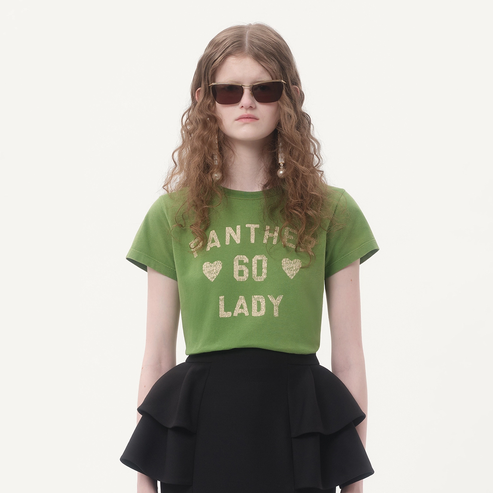 NIGO Valentino Women's Summer Letter Printed Knit Cotton Solid Color Stretch Round Neck Short Sleeve T-Shirt Ngvp #nigo1833