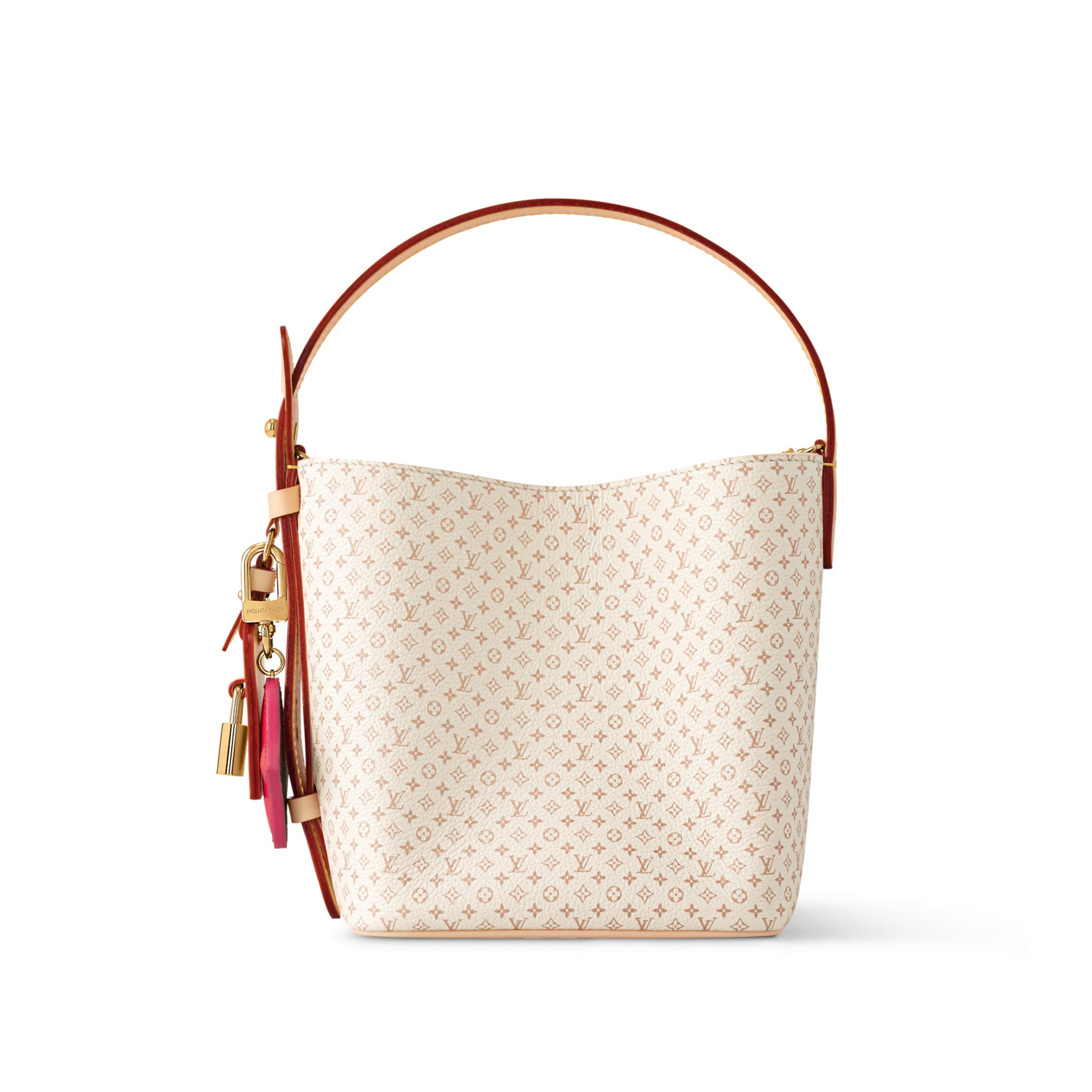 NIGO Louis Vuitton All In BB Women's Letter Printed Removable Zipper Inside Pocket Coated Canvas Shoulder Tote Bag Bags #nigo77452