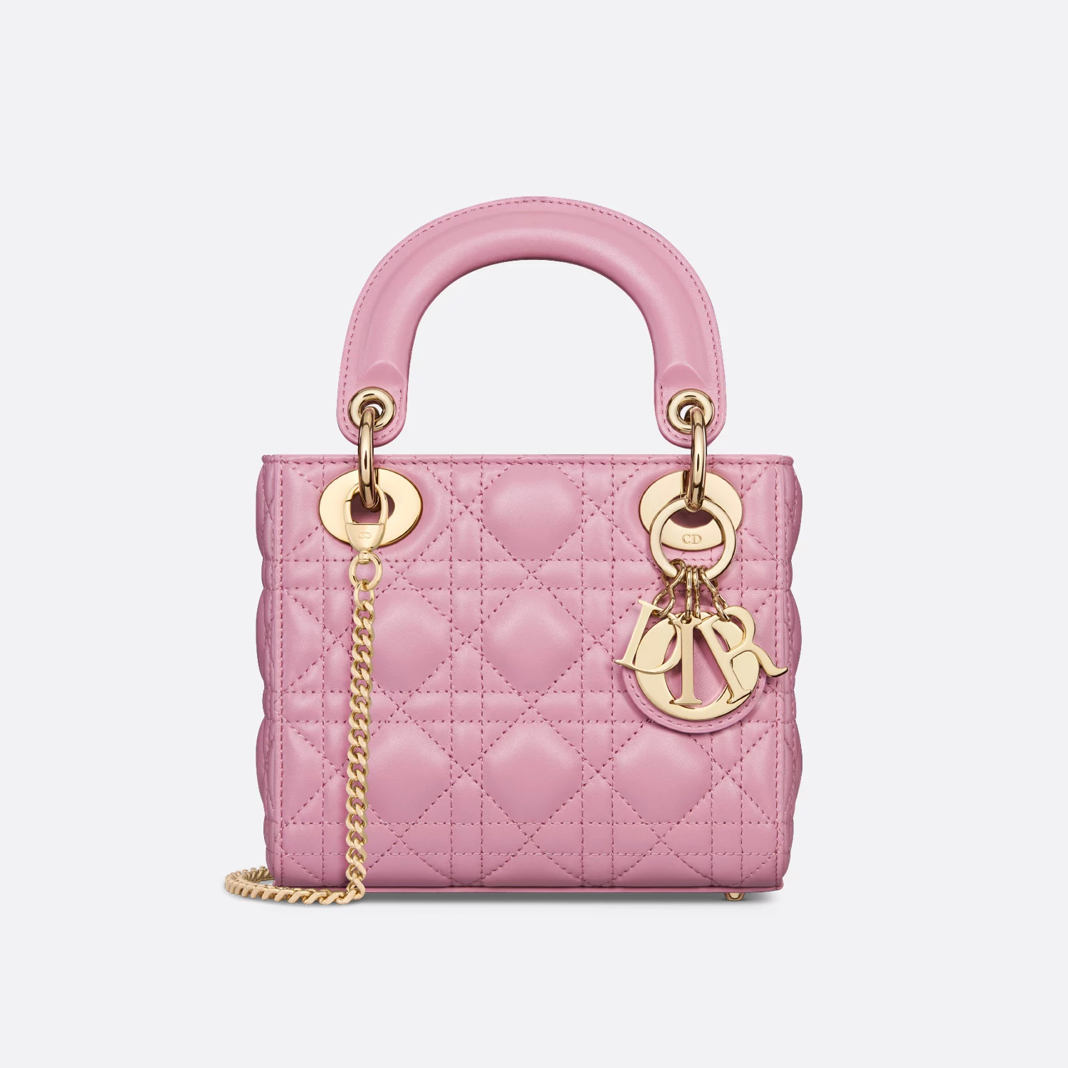 NIGO Dior Lady Women's Solid Color Metal Pendant Removable Chain Shoulder Strap Wicker Pattern Sheepskin Leather Single Shoulder Crossbody Handbag Bag Bags #nigo77461