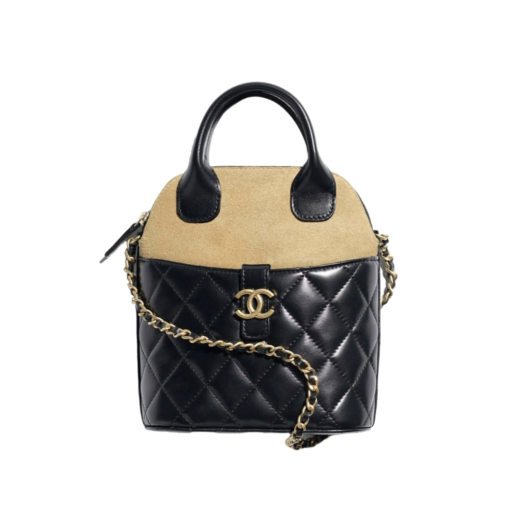 NIGO Chanel Women's Multicolored Chain Shoulder Strap Suede And Leather Shoulder Bag Handbag Bags #nigo77467