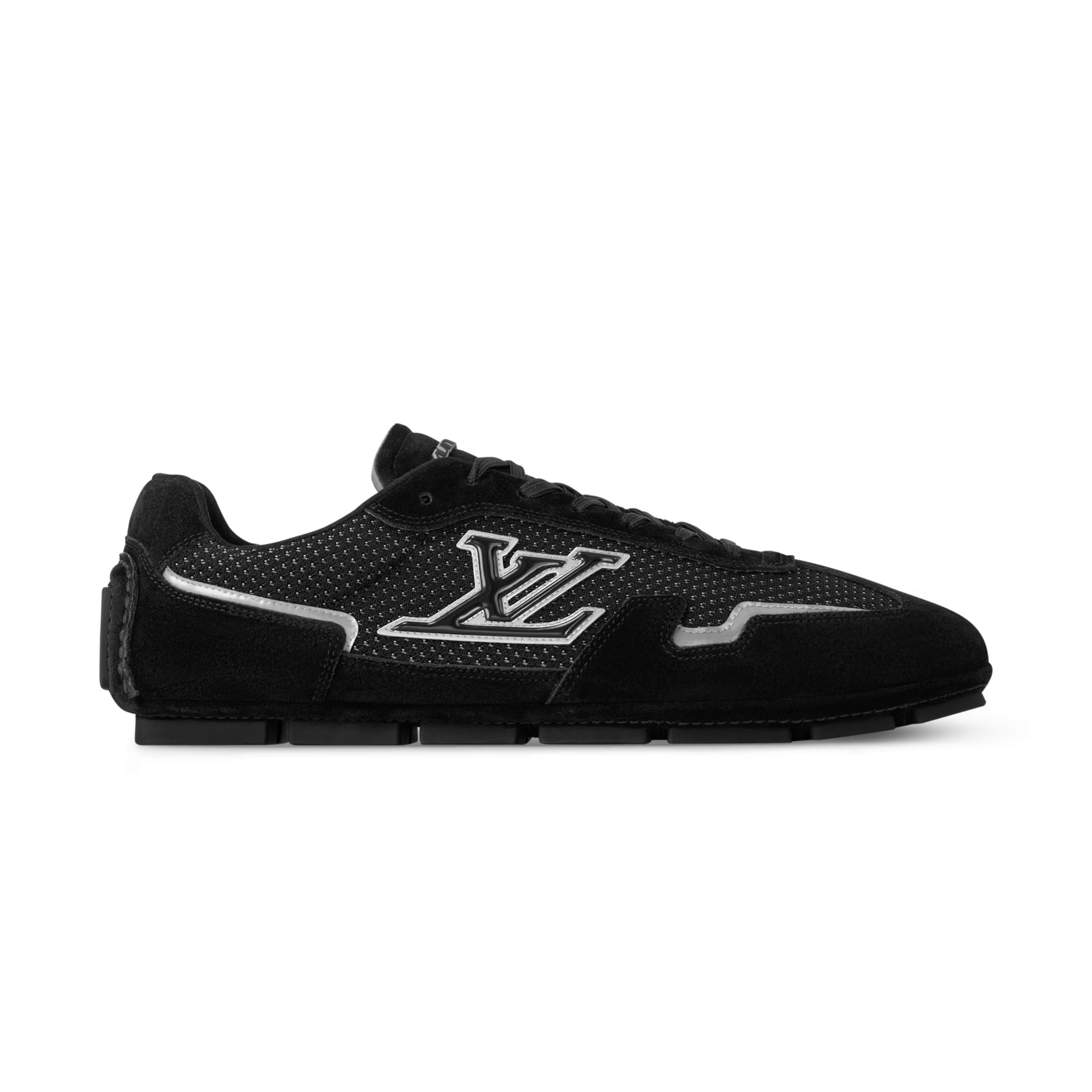 NIGO Louis Vuitton LV Rally Men's Solid Color Round Toe Lace-Up Low Top Thin Sole Cowhide Leather Sneakers Shoes #nigo77475