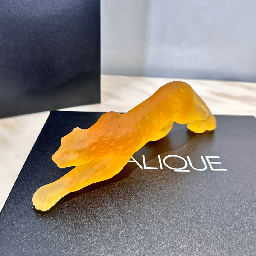 NIGO Lalique Leopard Crystal Stereoscopic Cameo Ornament Furniture Decoration Accessories #nigo81332