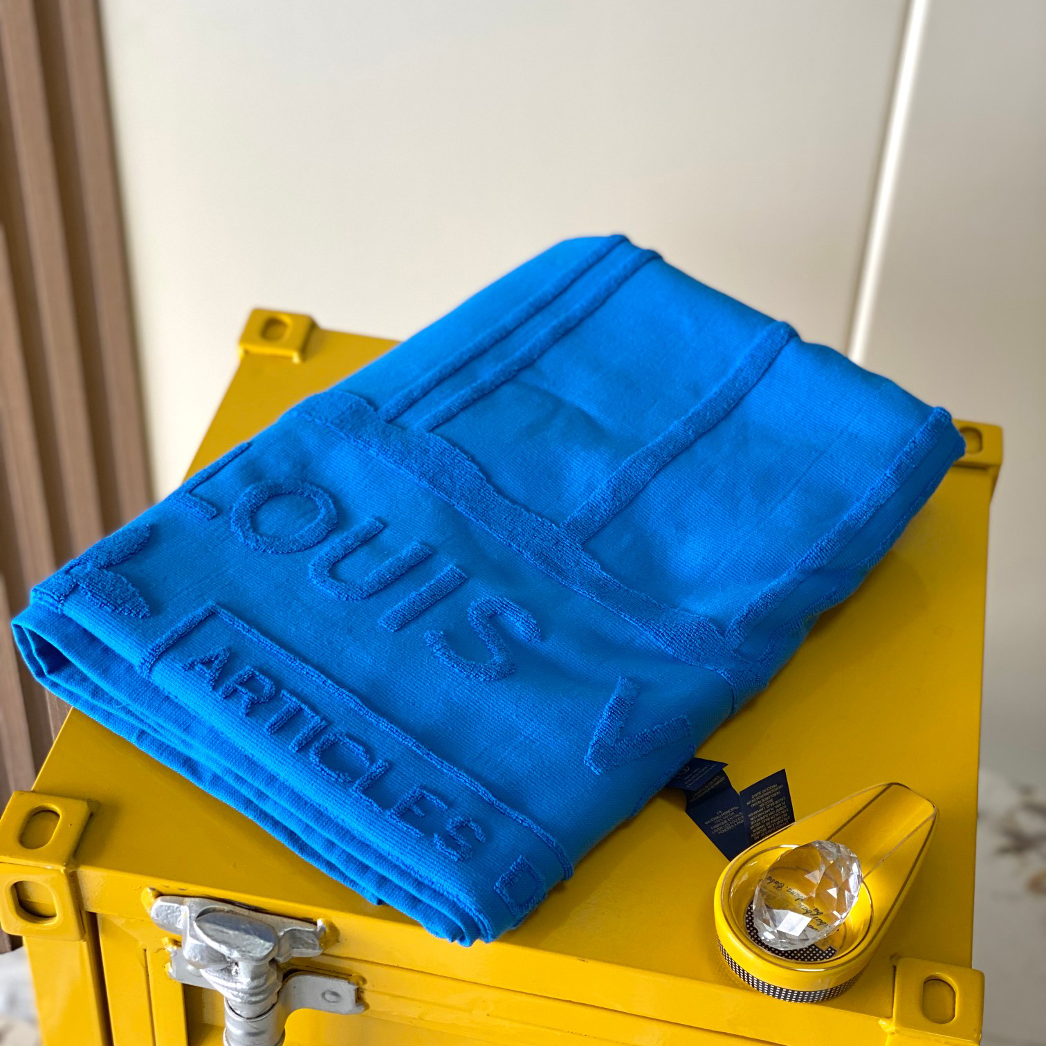 NIGO Louis Vuitton Men's And Women's Solid Color Letter Pattern Printed Solid Color Beach Towel #nigo77523