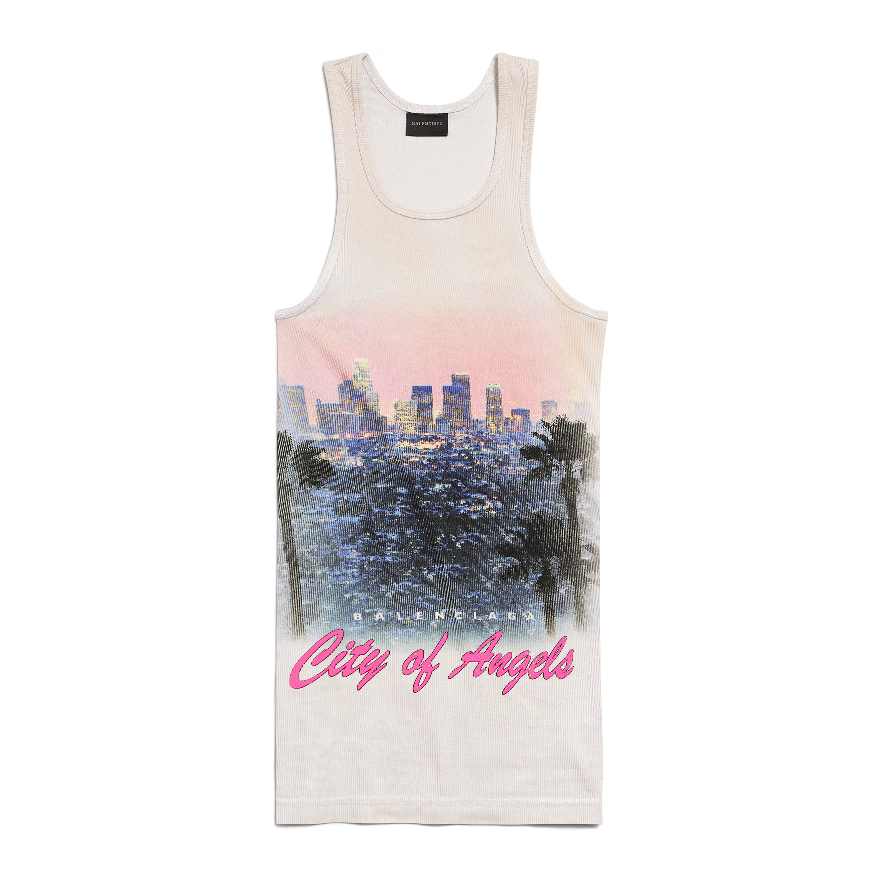 NIGO Balenciaga Women's Summer High Street Printed Round Neck Cotton Pullover Sleeveless City Of Angels Tank Top Vest Ngvp #nigo1842