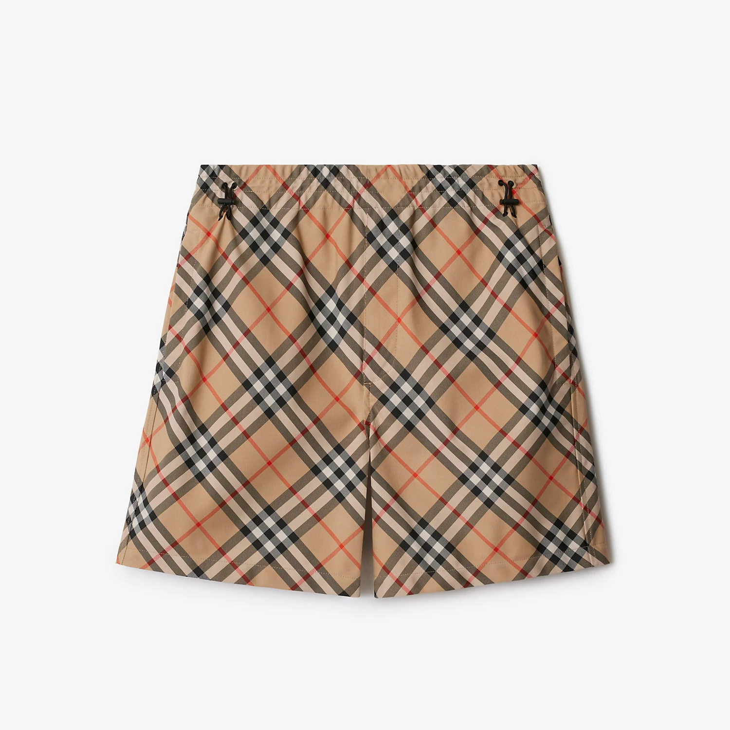 NIGO Burberry Men's Summer Checkered Print Drawstring Embroidered Knight Pattern Pocket Casual Shorts #nigo77511
