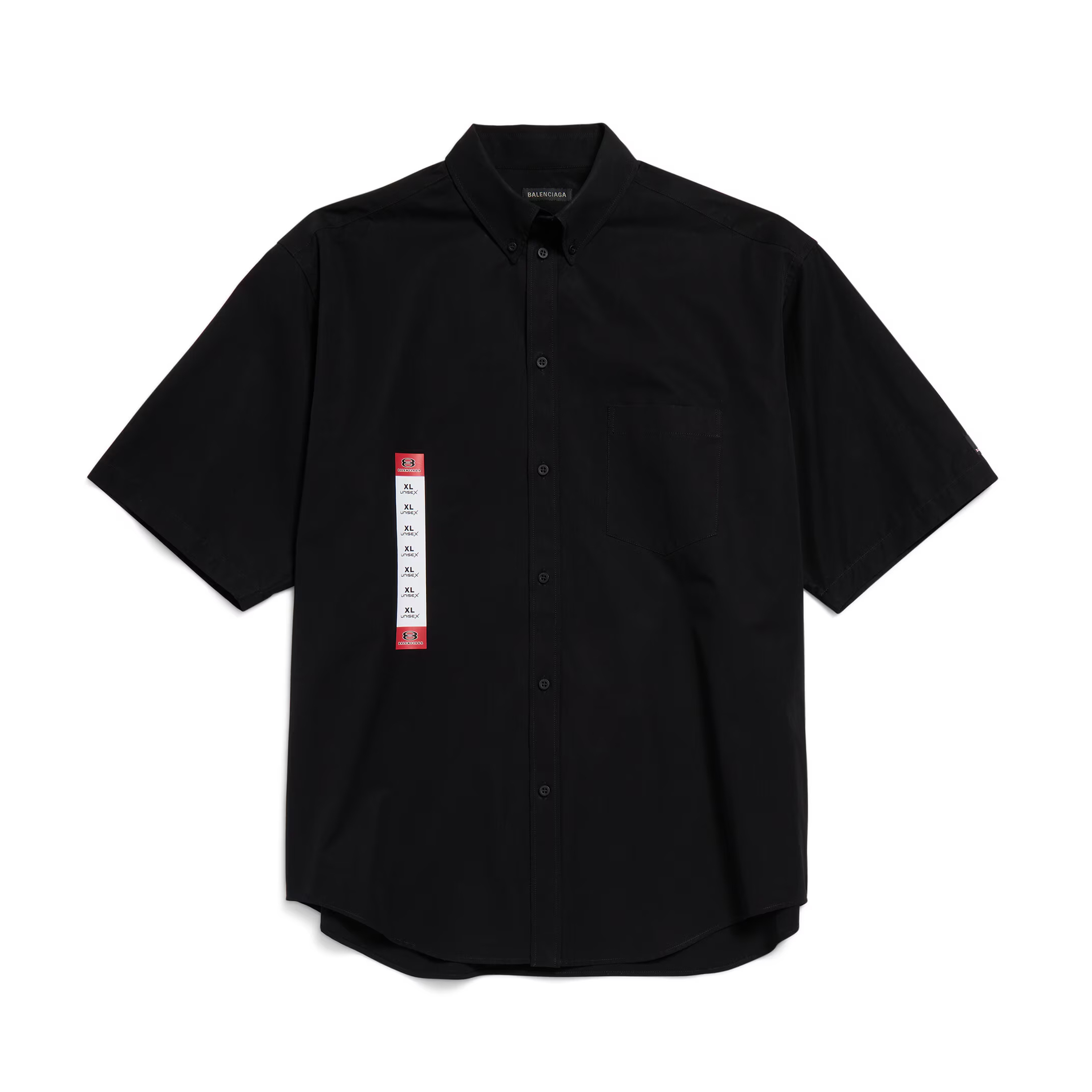 NIGO Balenciaga ﻿Men's Summer Cotton Balenciaga Workwear Solid Color Printed Short Sleeve Large Fit Shirt #nigo81338