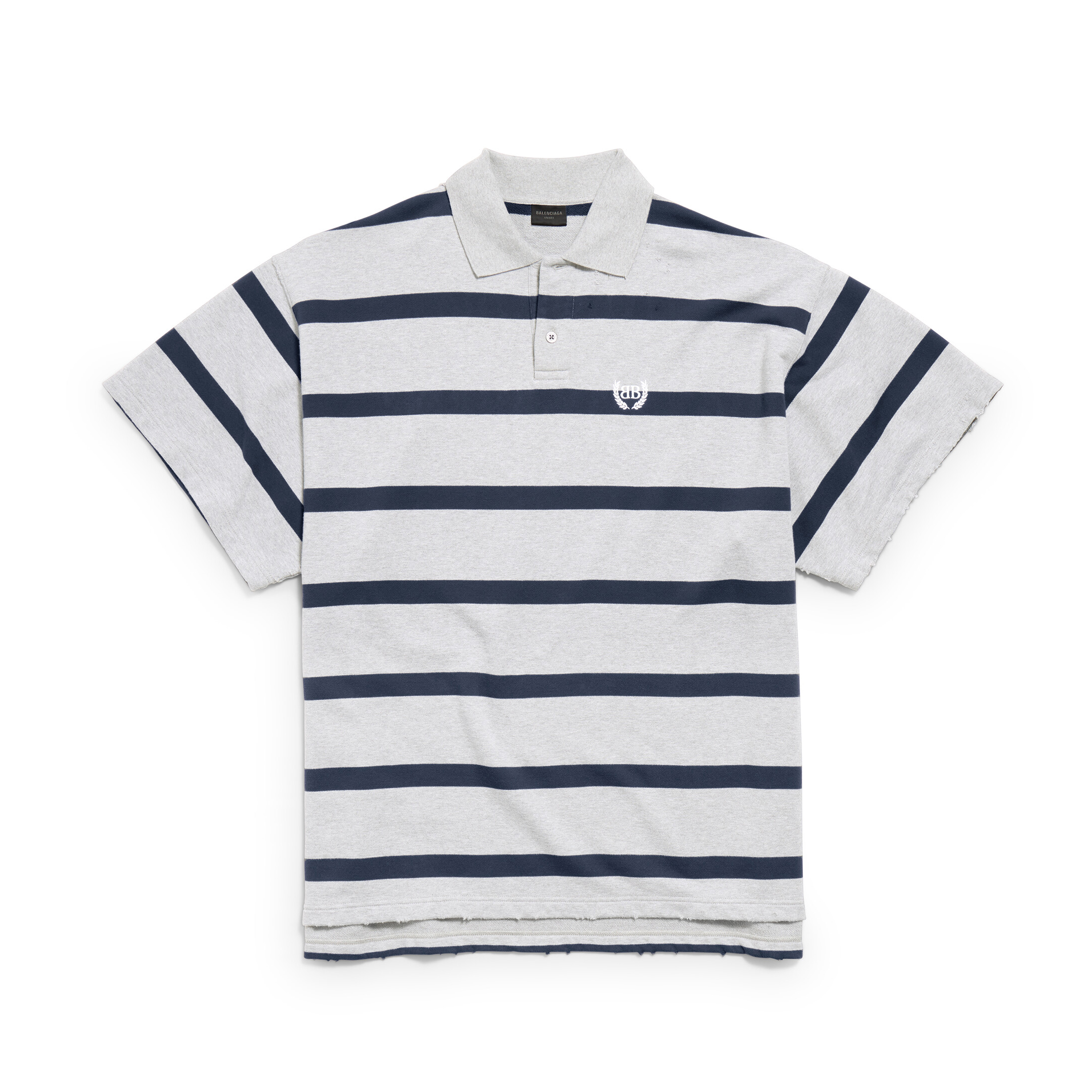 NIGO Balenciaga Laurel Classic Men's Summer Striped Oversized Polo Shirt Short-Sleeve T-Shirt #nigo77517